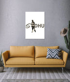 Sidhu Moosewala – Minimalist Punjabi Music Wall Poster
