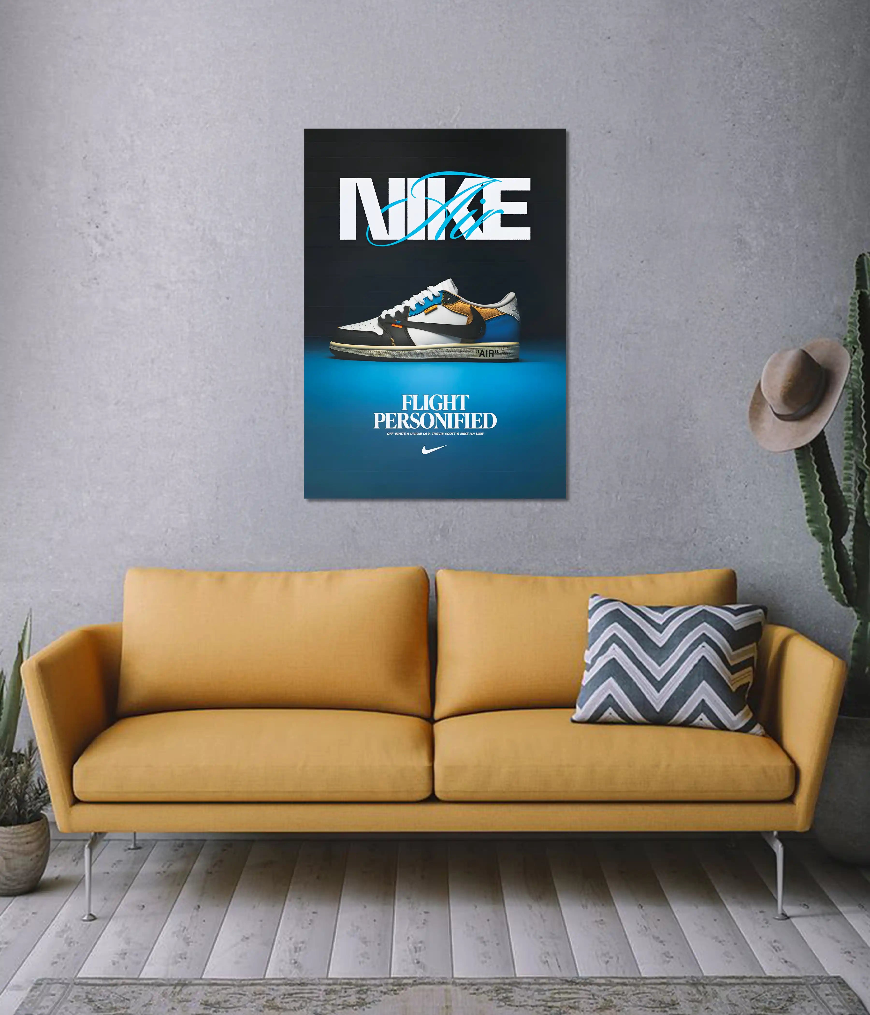 Sneaker Aesthetic Glow Poster