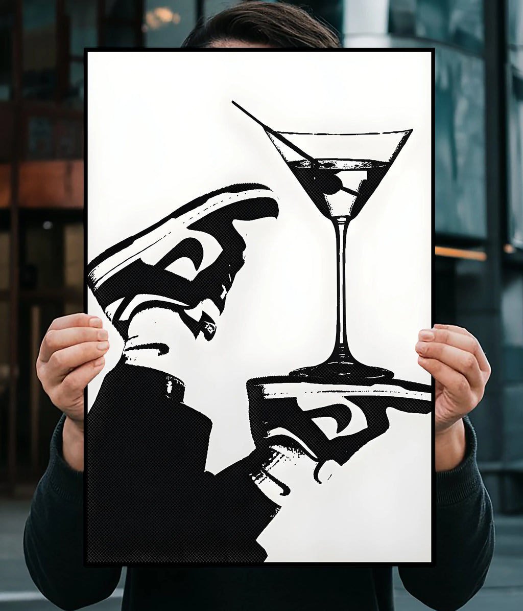 Sneaker & Glass Aesthetic Poster Main Image - Everanta