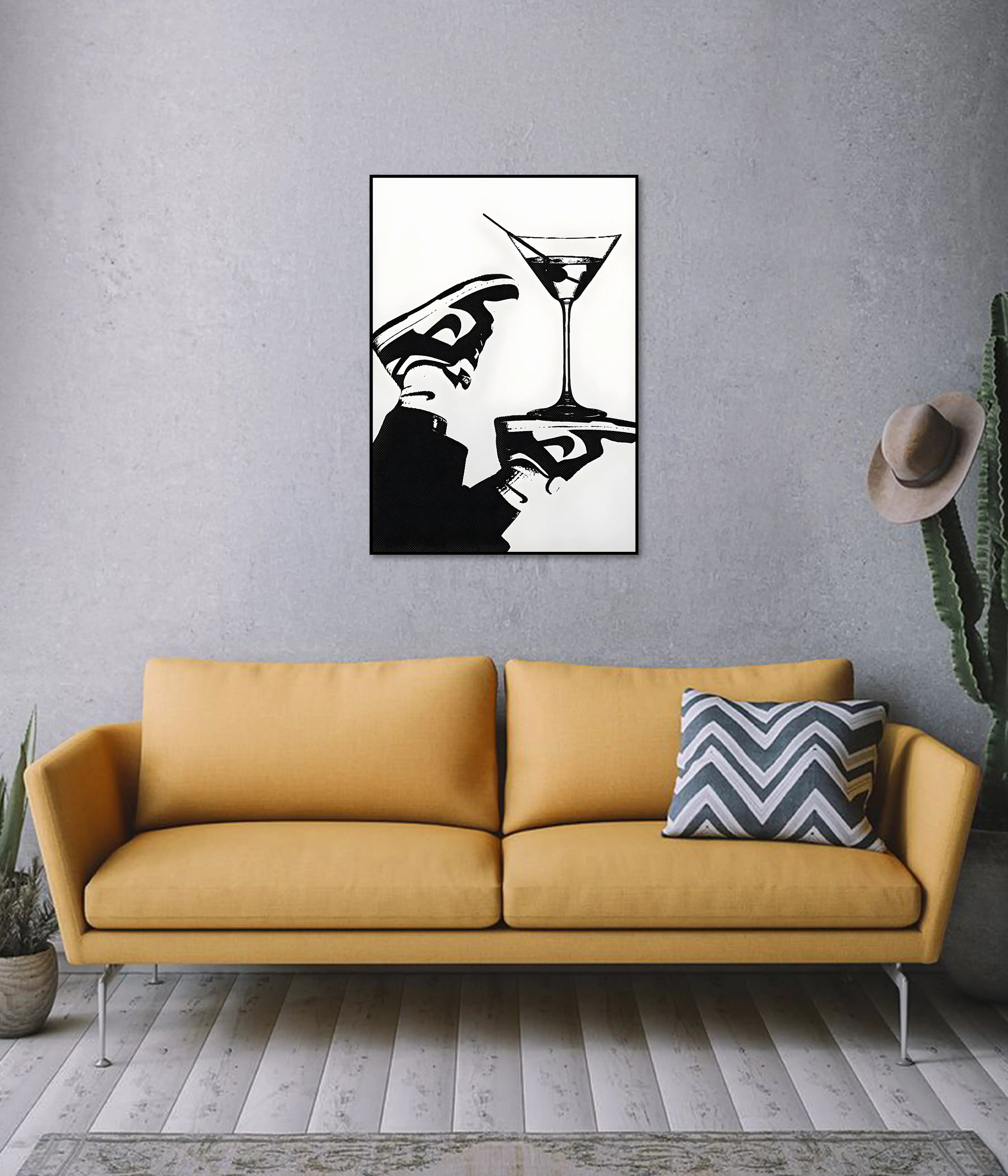 Sneaker & Glass Aesthetic Poster