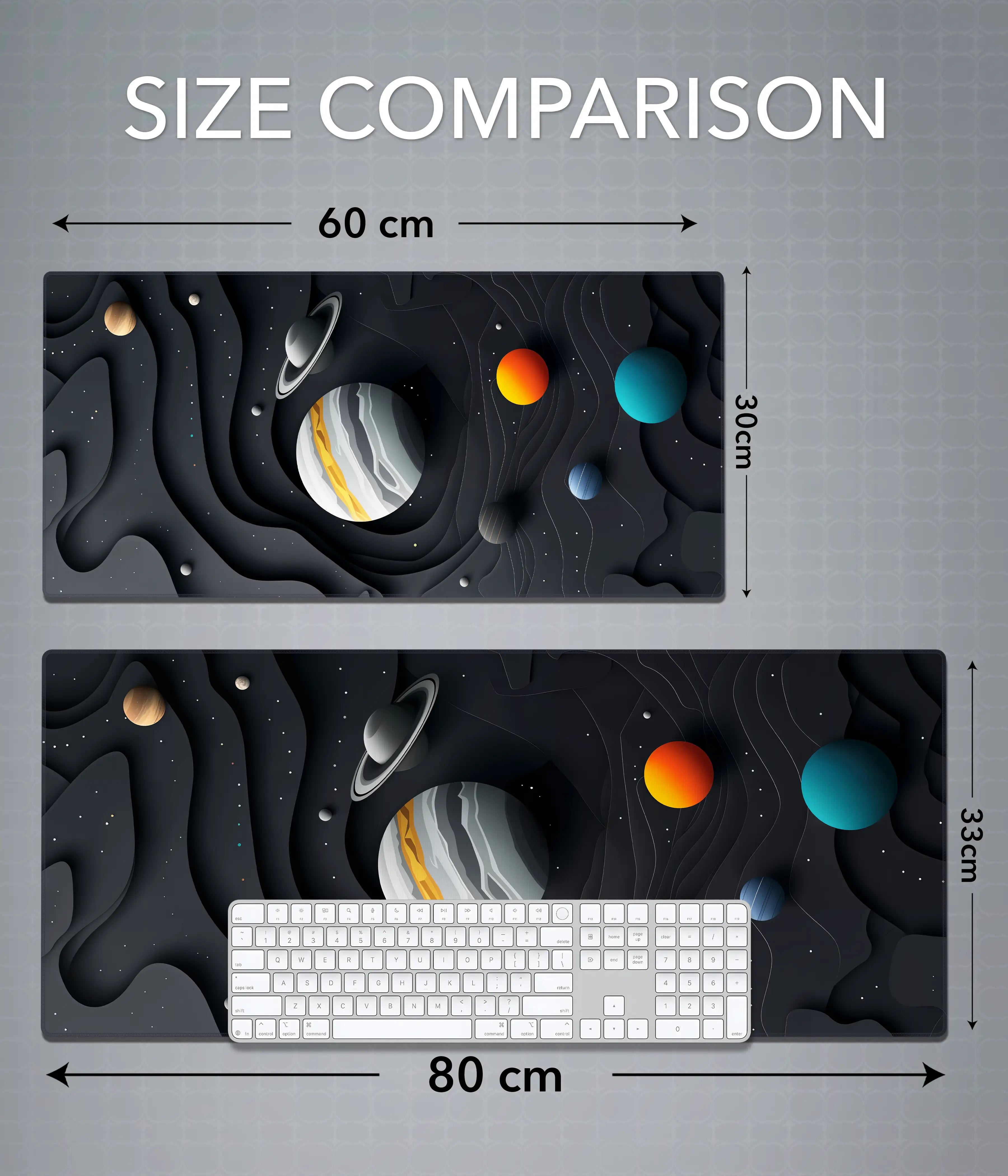 Solar System Desk Mat – Extended Gaming & Office Mouse Pad