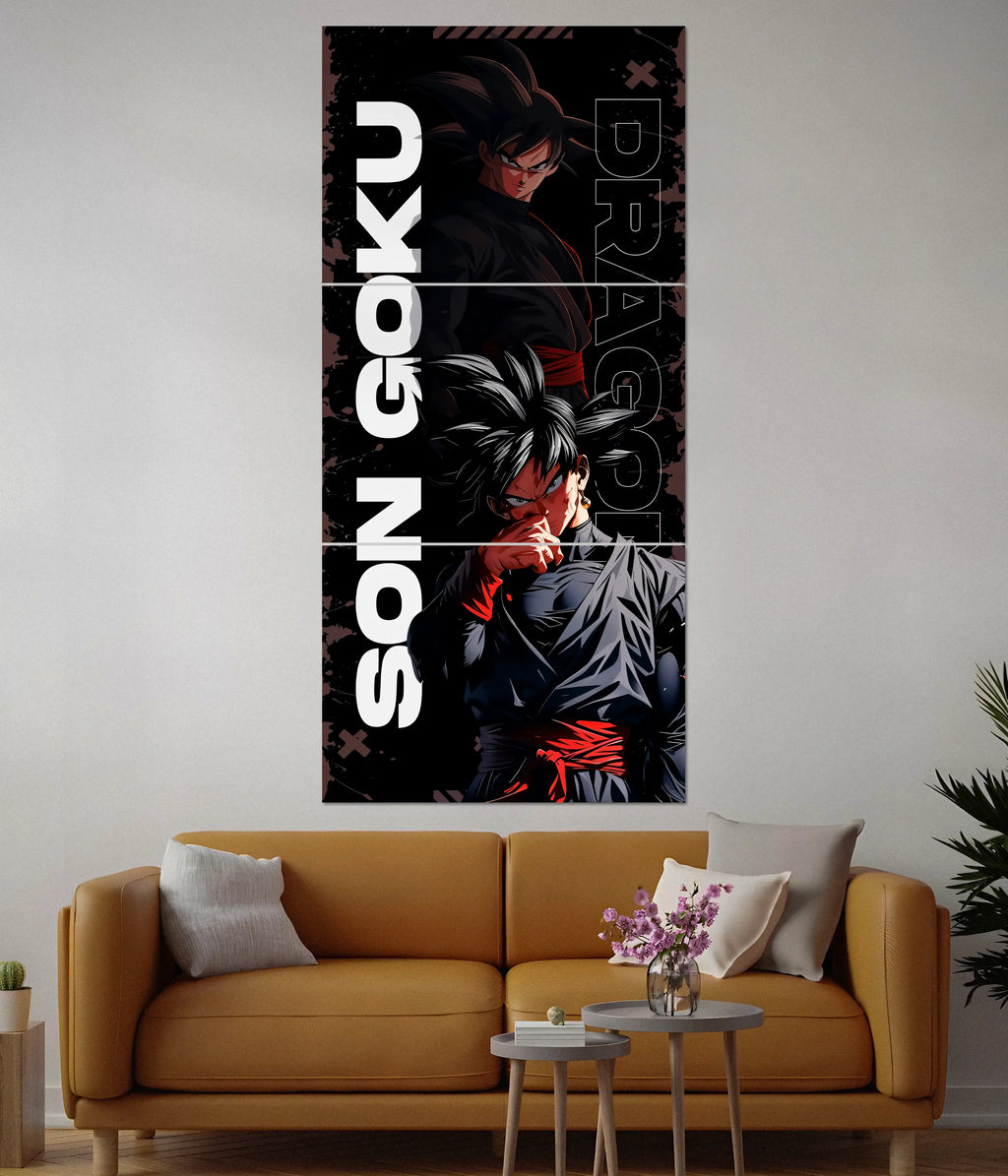Son Goku Black Split Poster