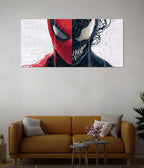 Spiderman & Venom Dual Face Split Poster