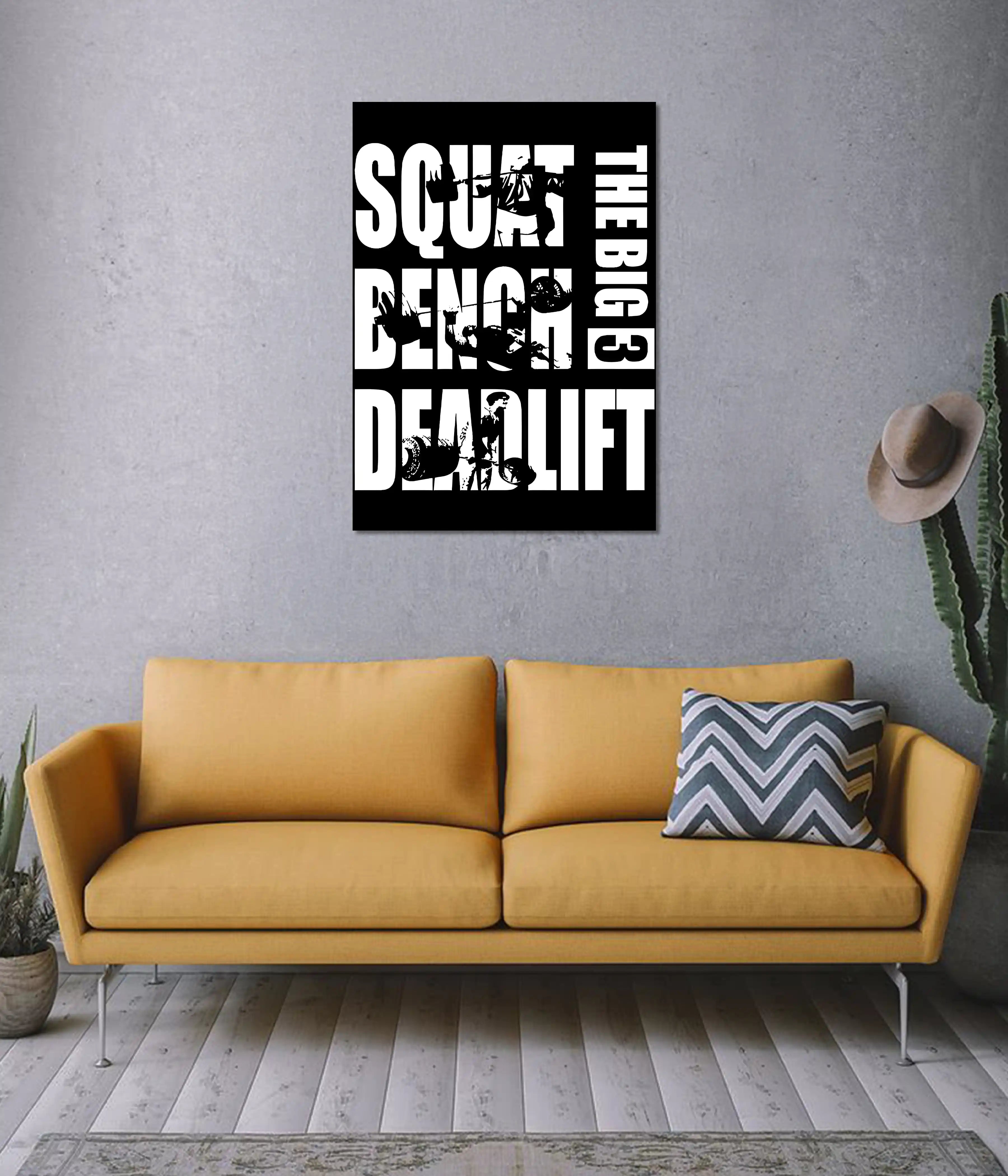 Squat Bench Deadlift Poster