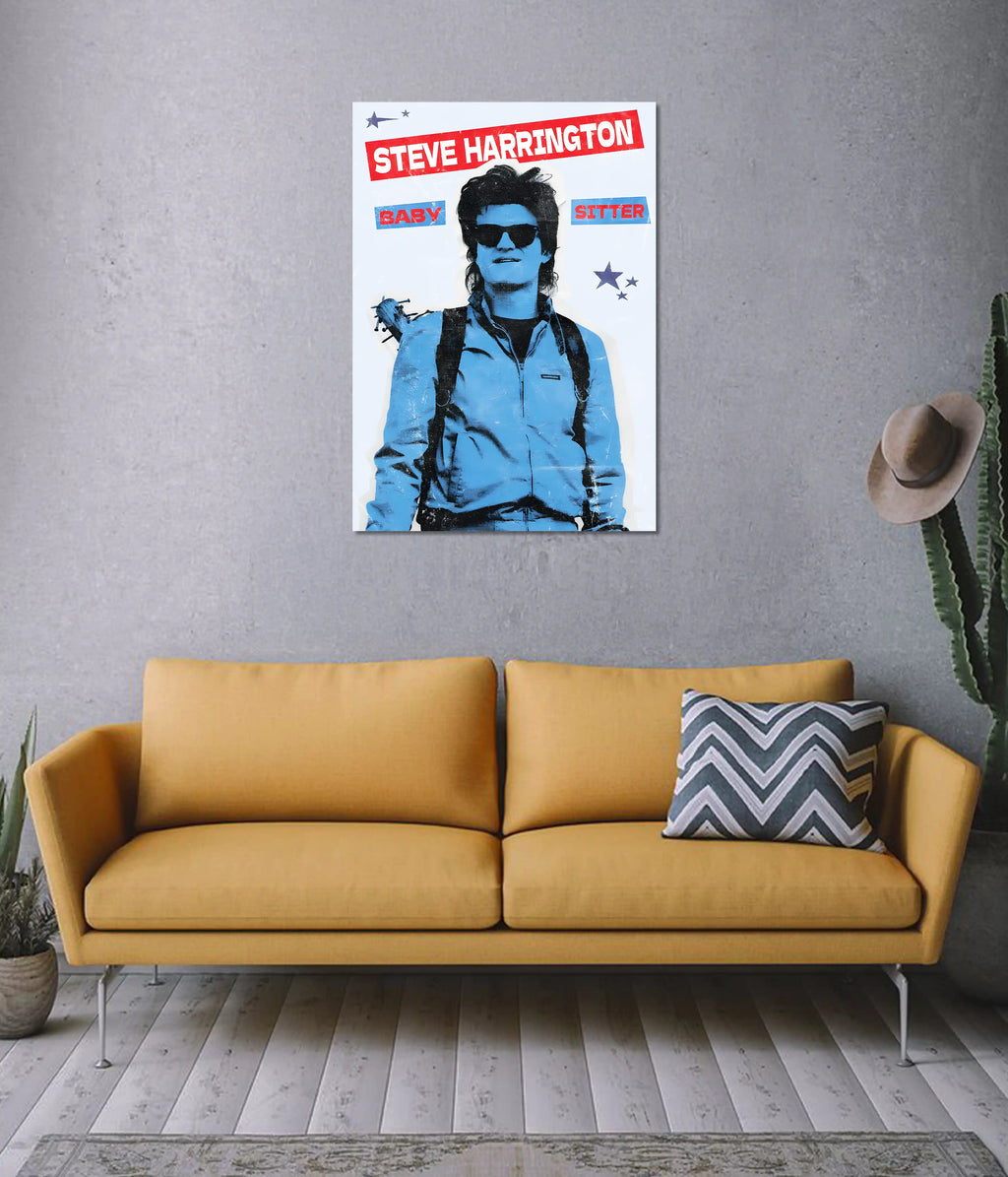 Steve Harrington “Babysitter” Stranger Things Poster