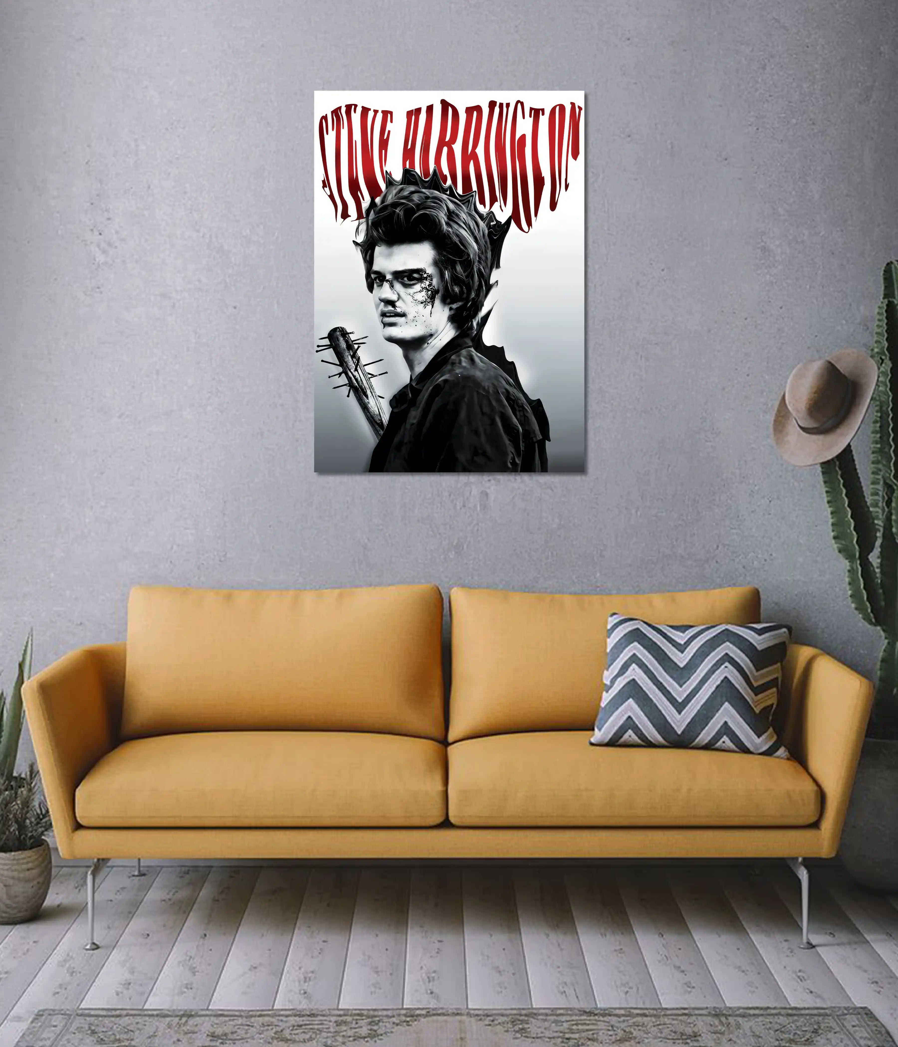 Steve Harrington – Bat Addiction Stranger Things Poster