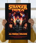 Stranger Things All Friends Welcome Poster Main Image - Everanta
