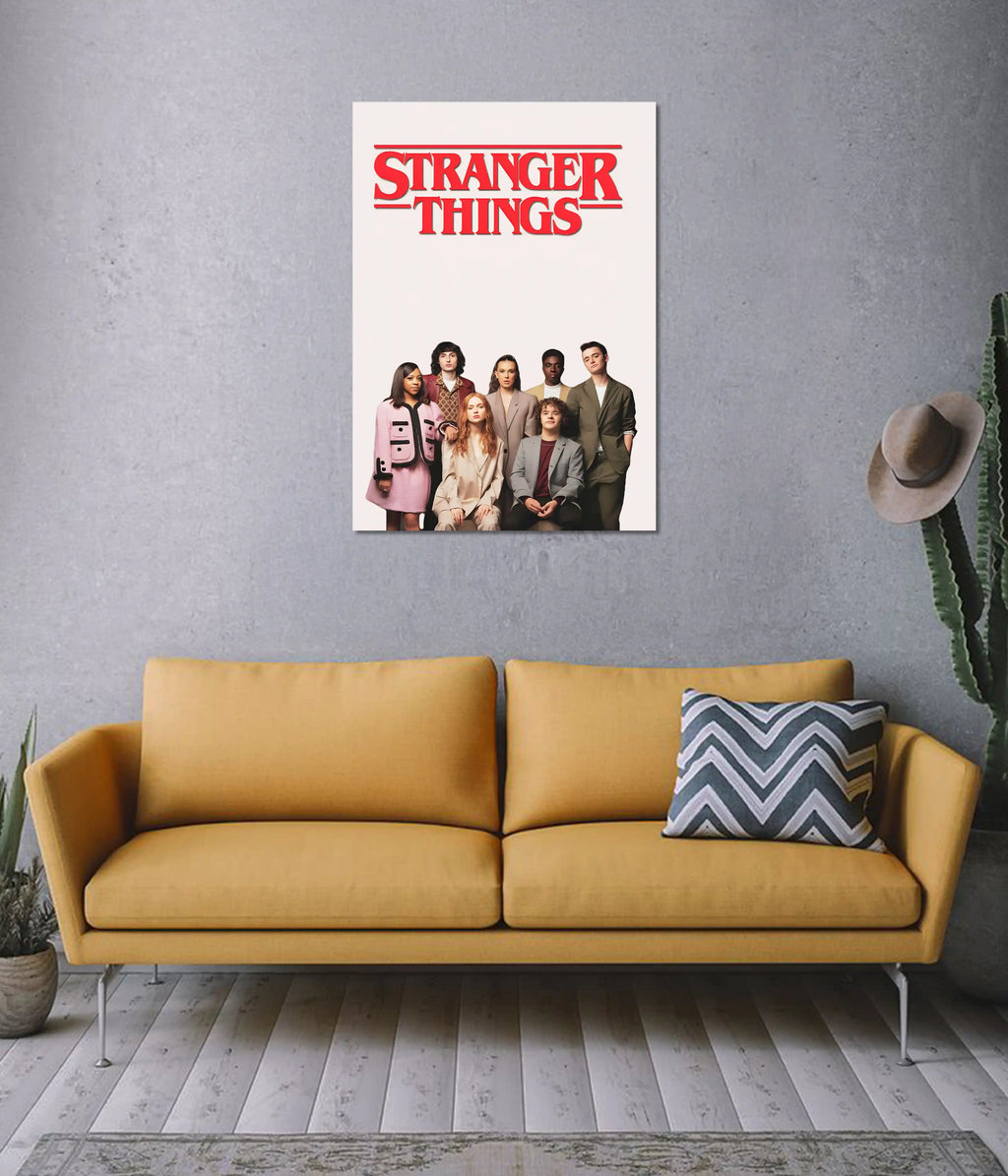 Stranger Things Cast Aesthetic Wall Poster