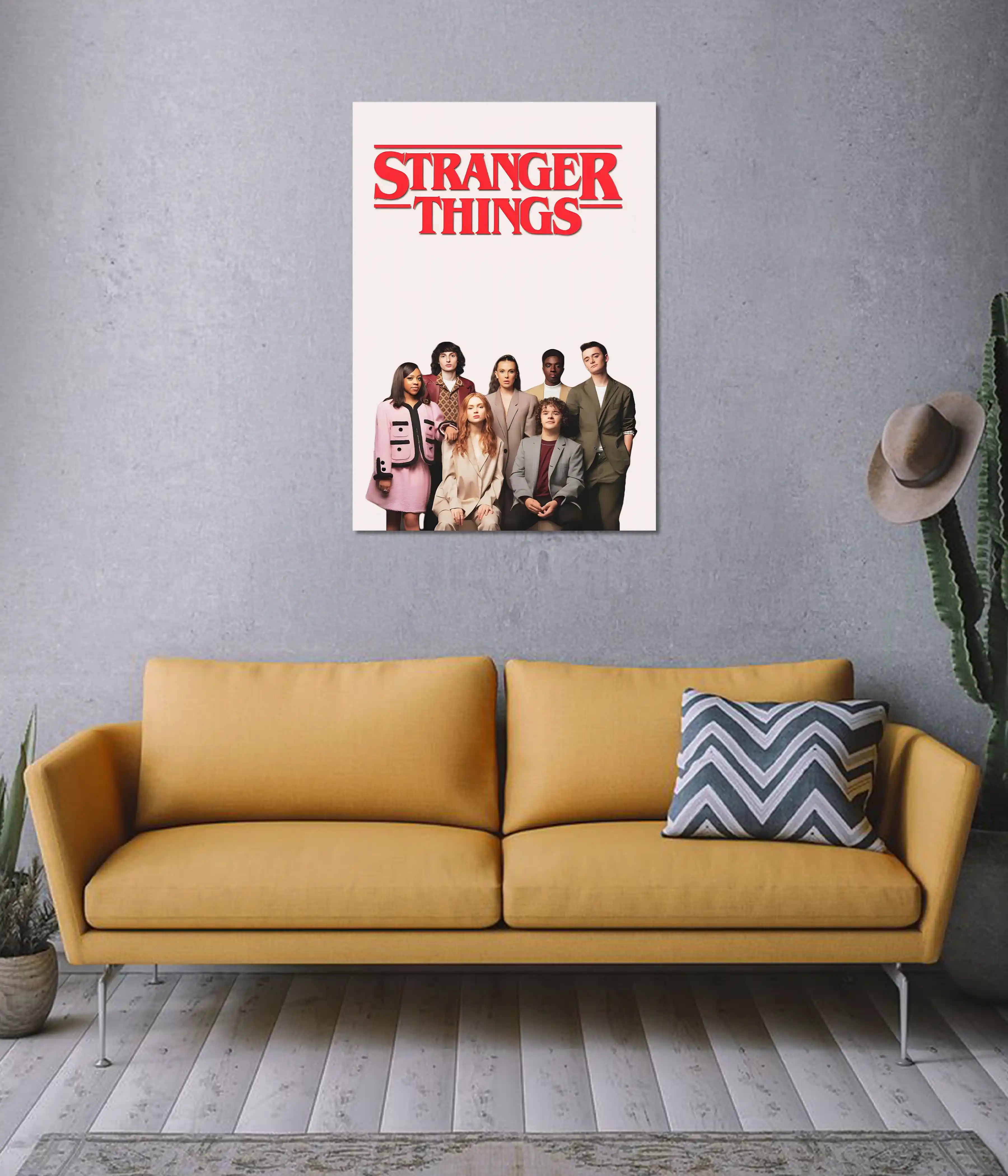 Stranger Things Cast Aesthetic Wall Poster