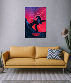Stranger Things Guitar Battle Poster