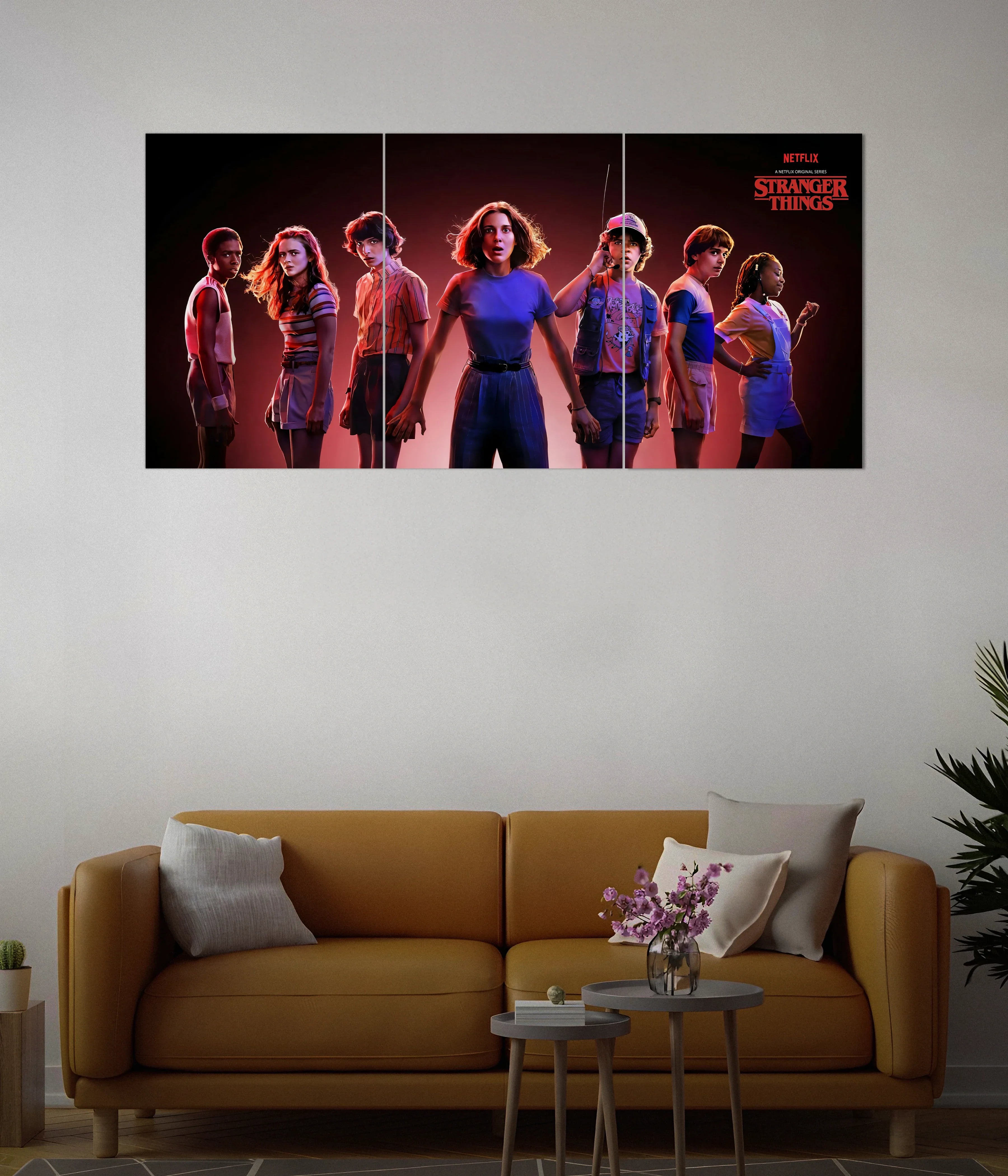 Stranger Things Split Wall Poster