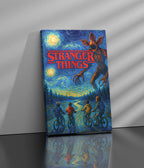 Stranger Things Starry Night Aesthetic Canvas Print