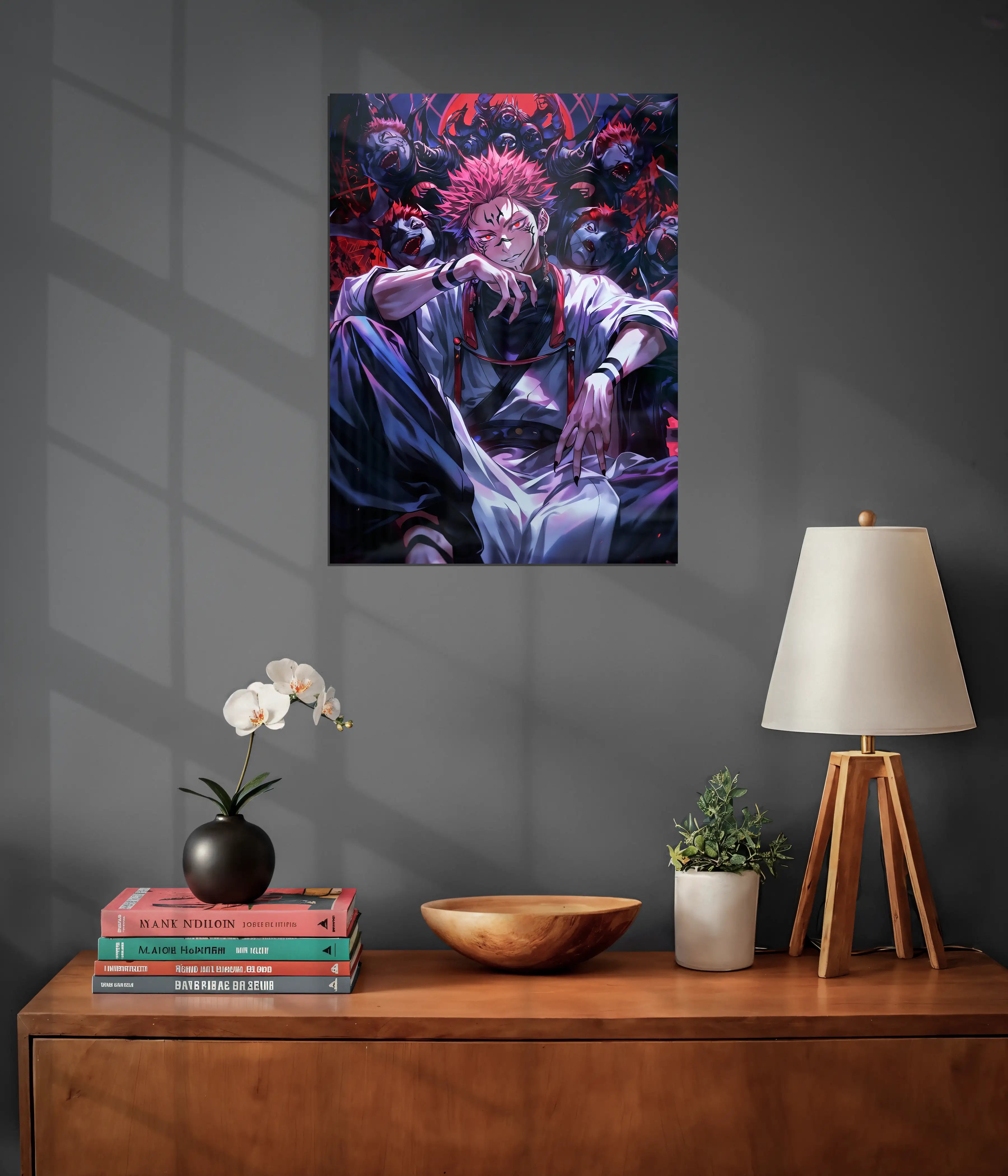 Sukuna – King of Curses Anime Metal Poster