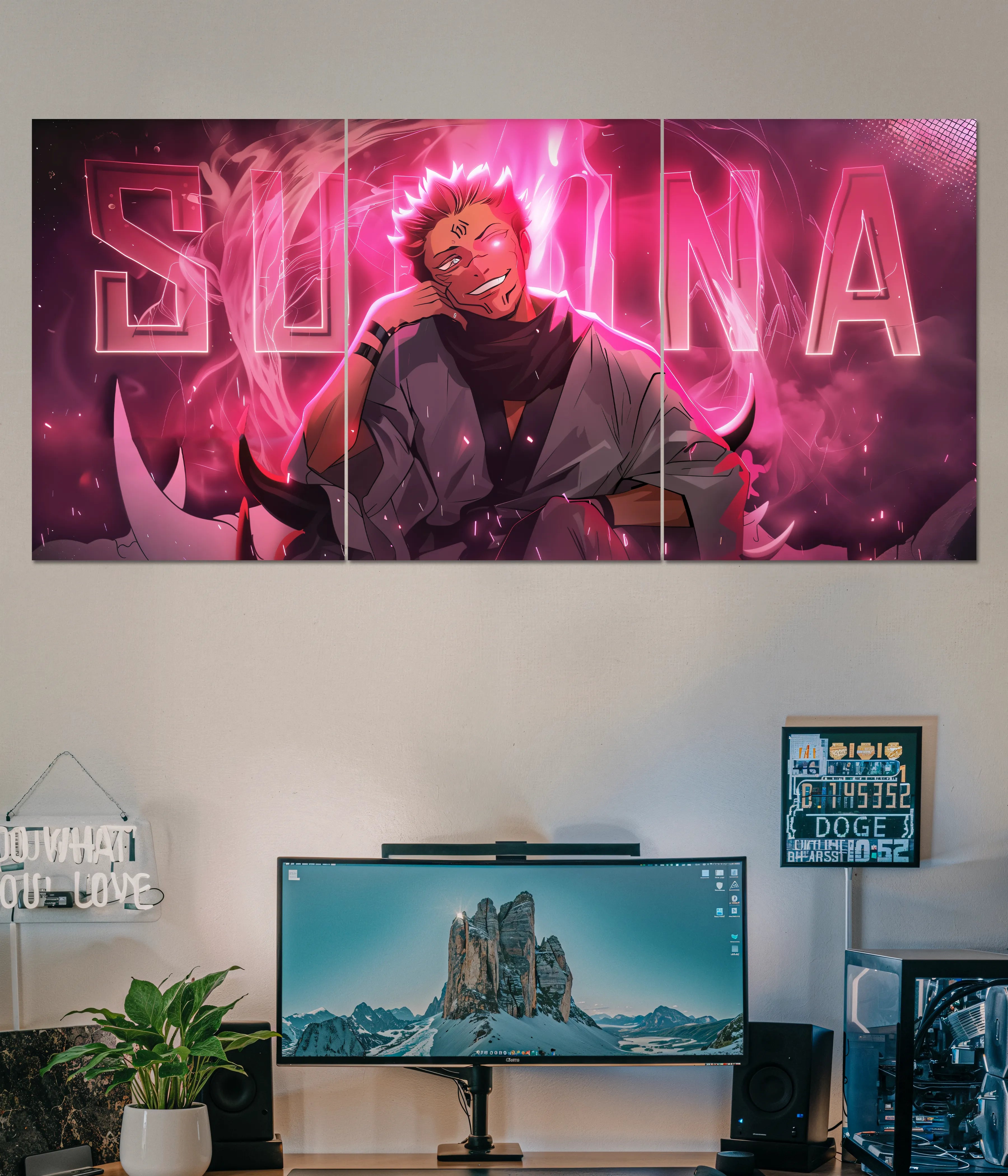 Sukuna Split Poster – The King of Curses Main Image - Everanta