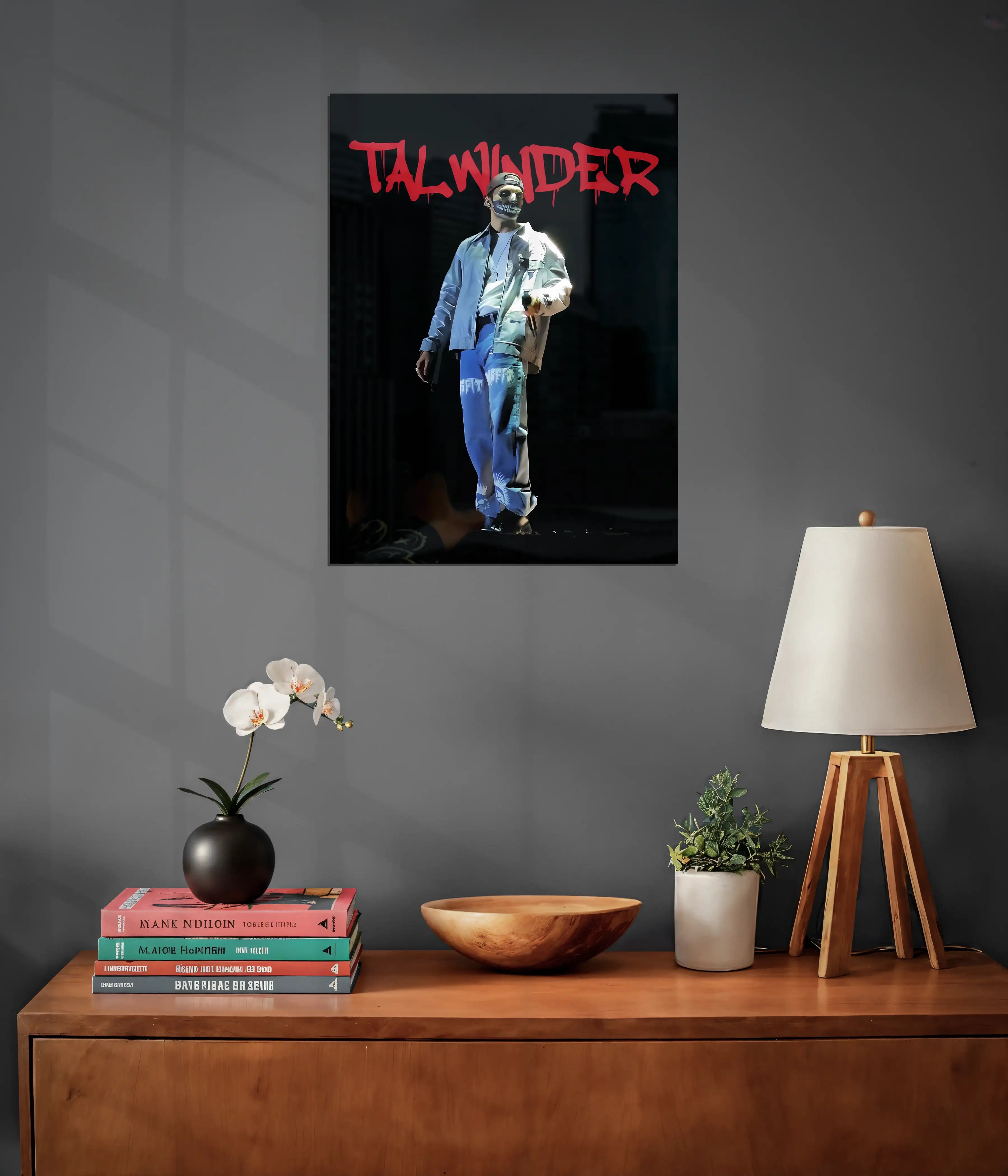 Talwiinder Live Stage Metal Poster
