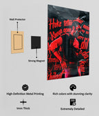 Talwiinder – Raw Red Energy Premium Metal Poster