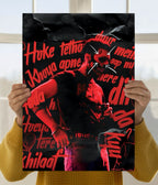 Talwiinder Red Aesthetic Wall Poster Main Image - Everanta