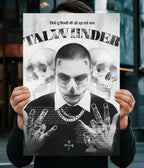 Talwiinder Swag Wall Poster – Bold Black & White Music Art Main Image - Everanta