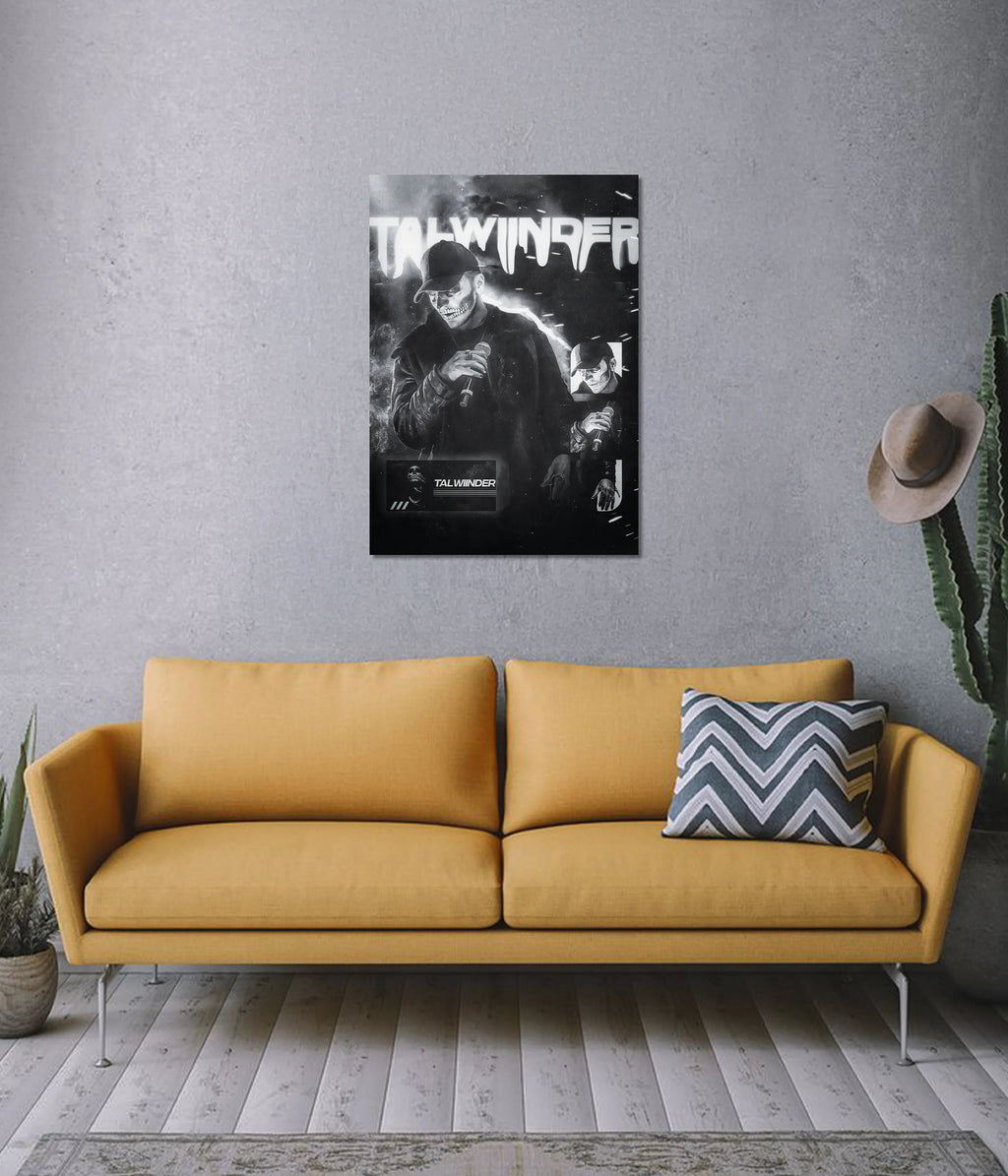 Talwiinder Wall Poster – Dark Aesthetic Music Art