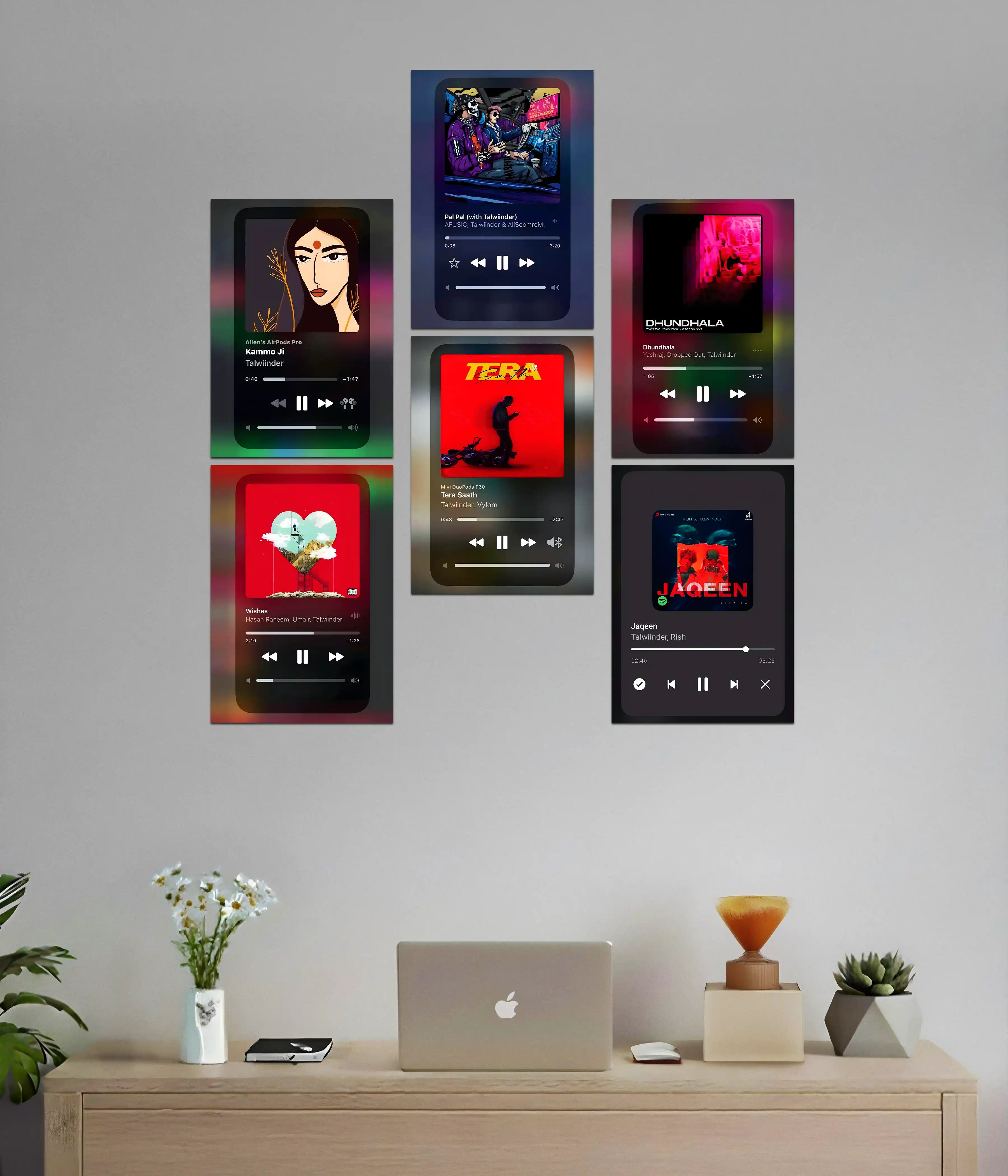 Talwiinder's Songs Music Player Poster Set Main Image - Everanta