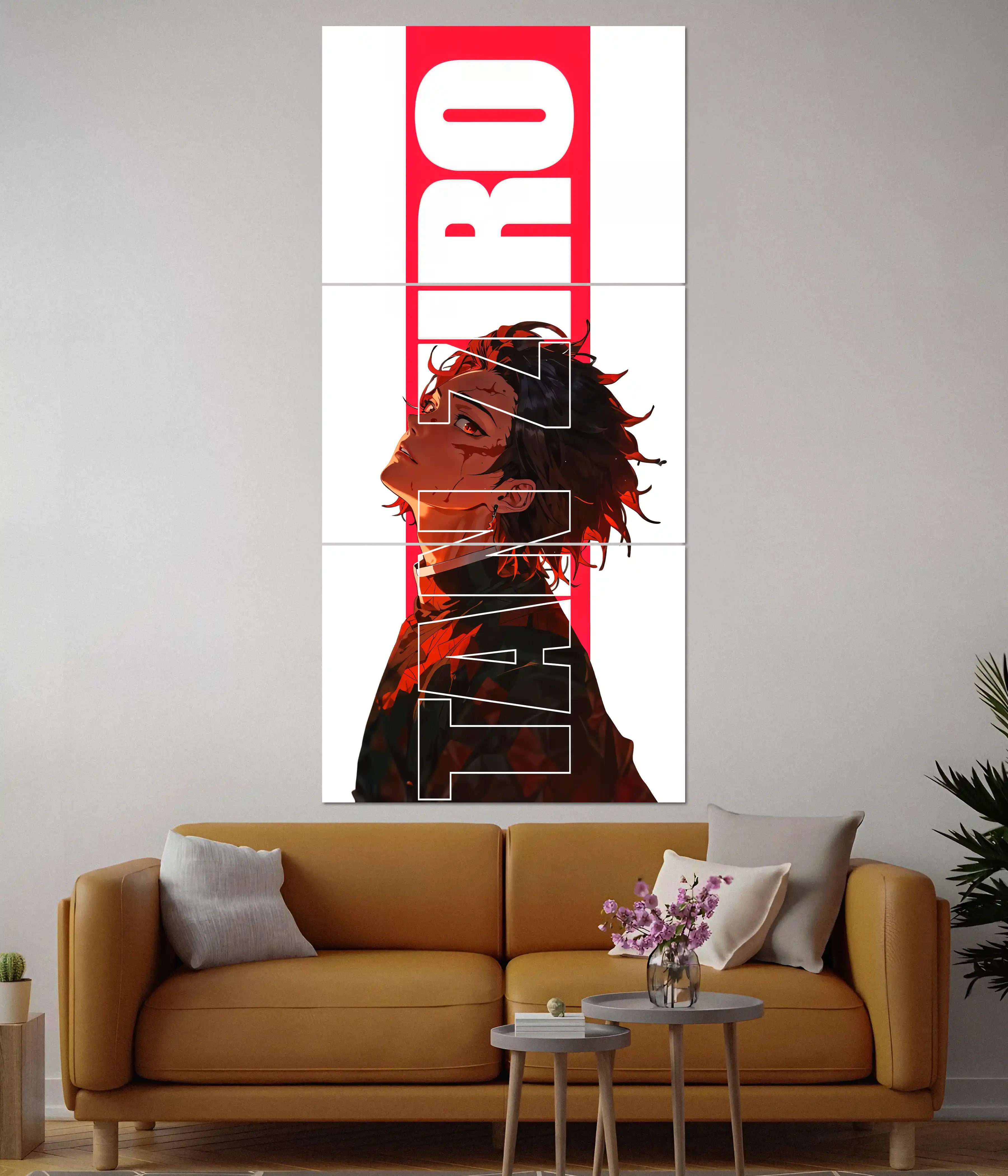 Tanjiro 3-Piece Split Poster