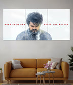 Thalapathy Vijay – Calm Before the Battle Split Poster