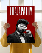 Thalapathy Vijay Wall Poster - Barcode Edition