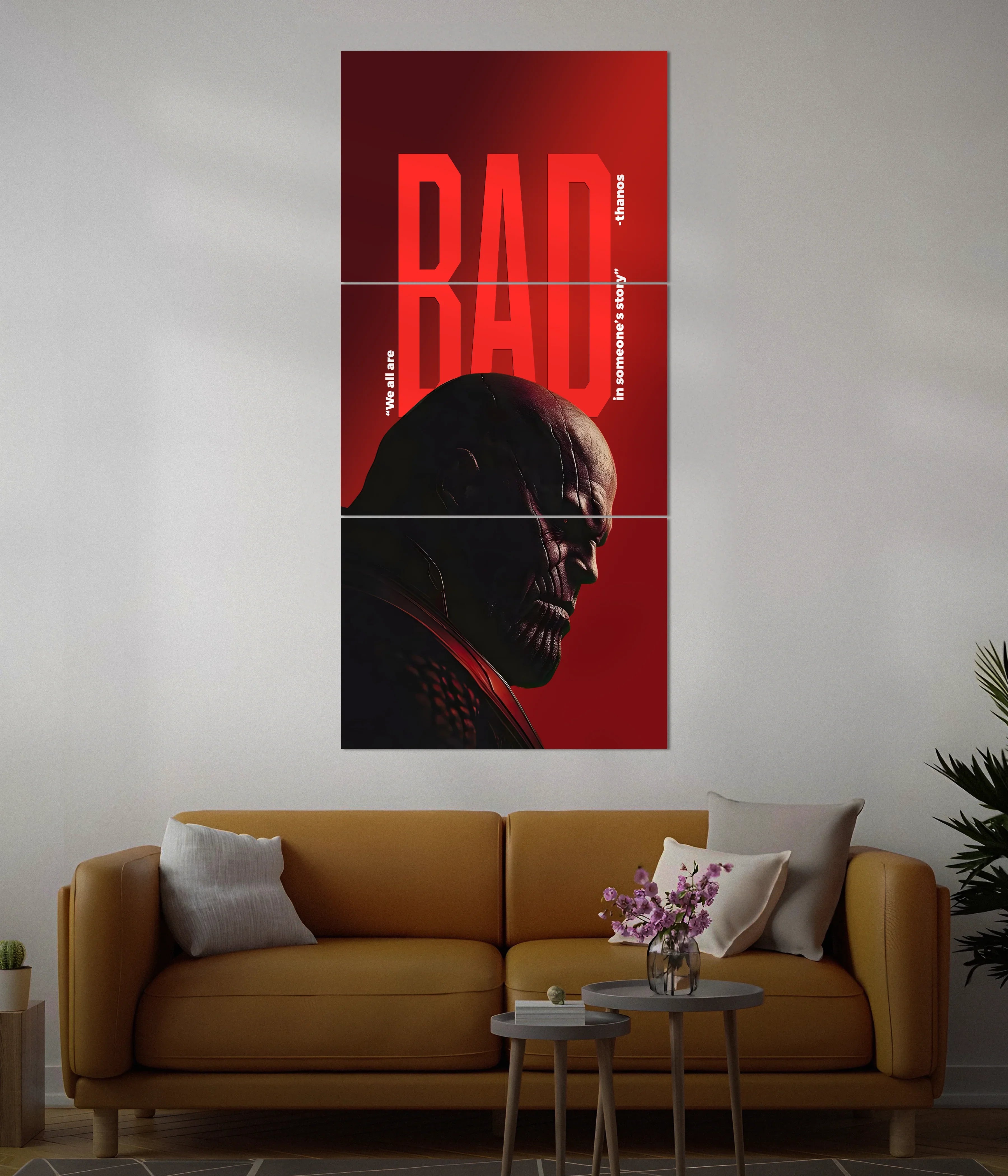 Thanos – Vertical Split Wall Poster