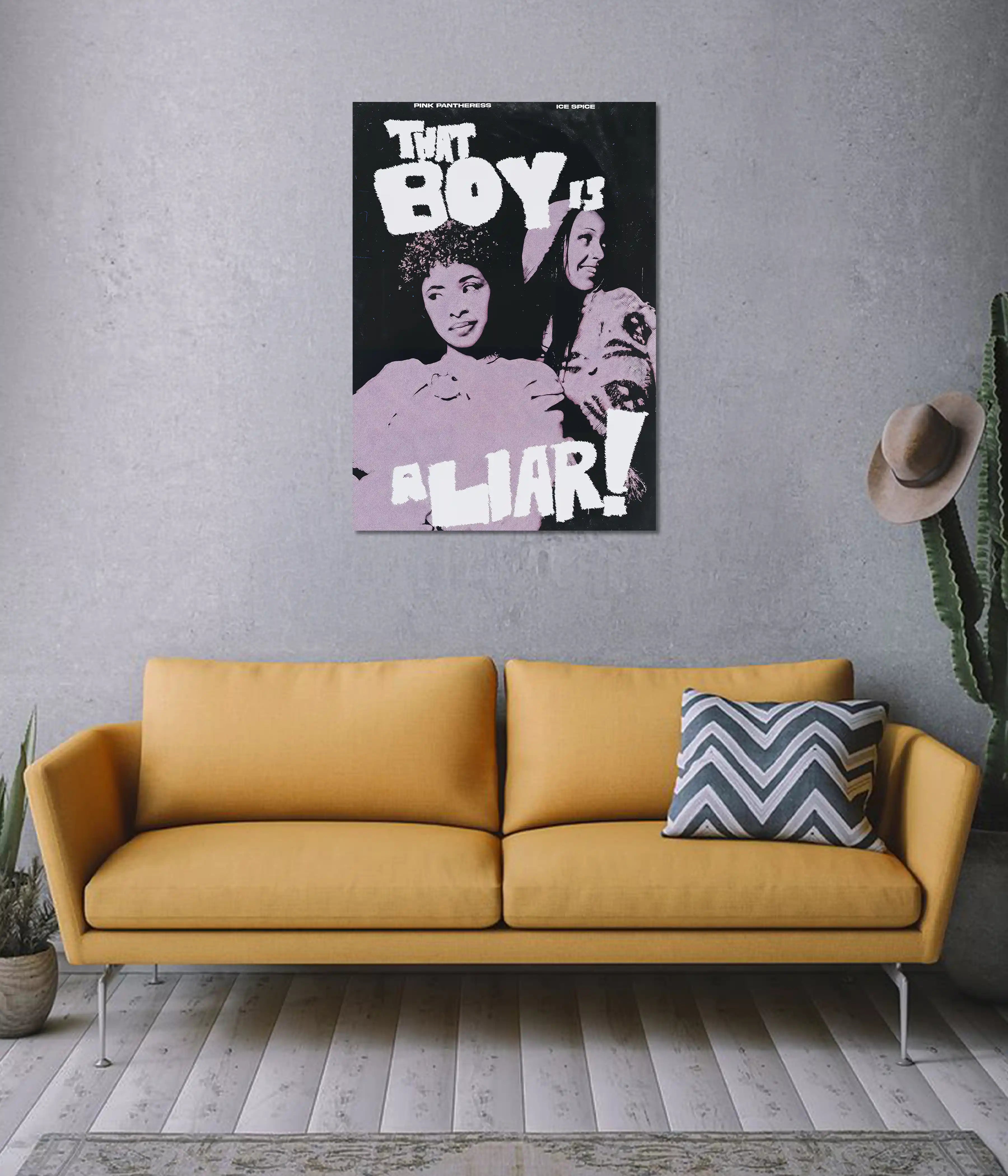 That Boy Is a Liar – PinkPantheress x Ice Spice Poster