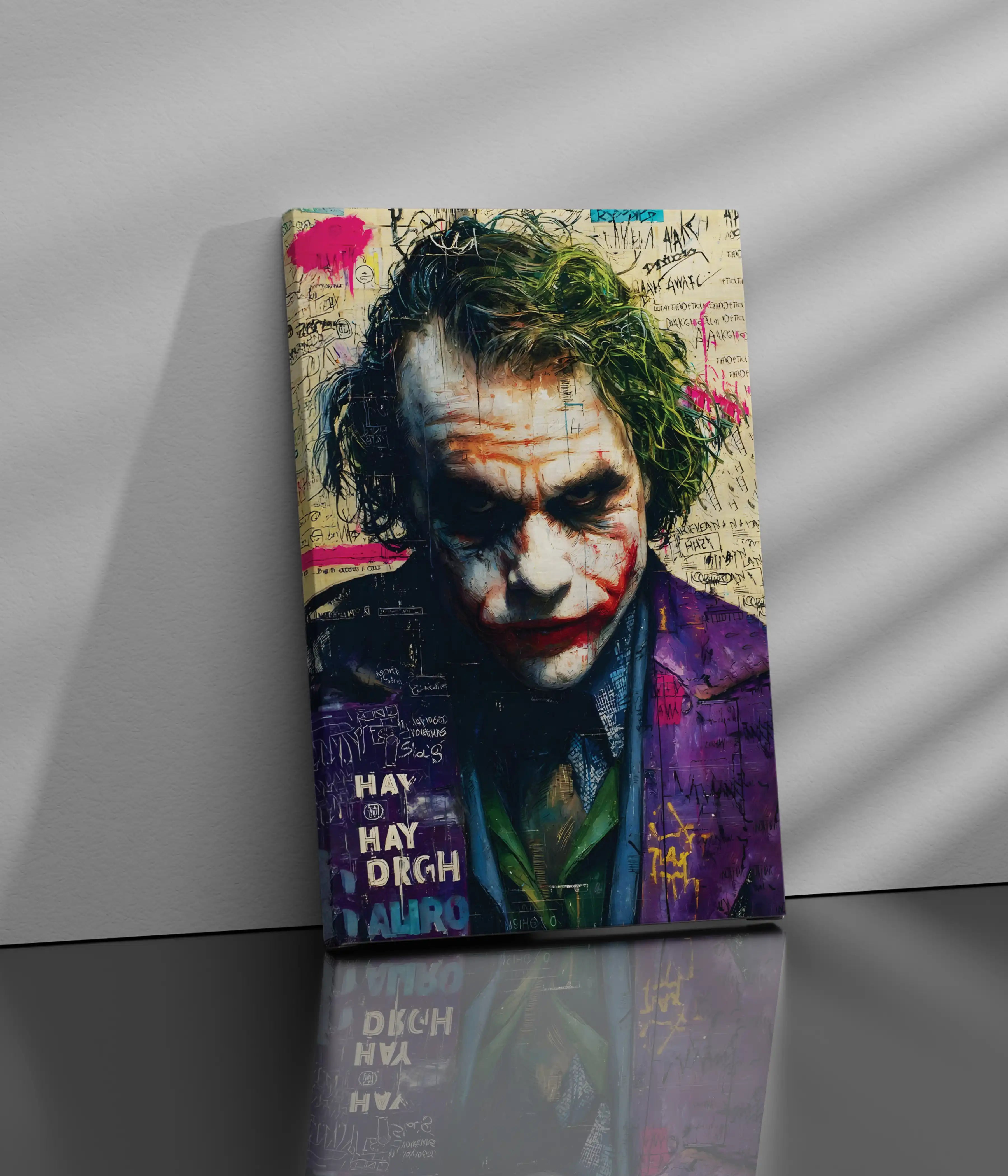 The Joker: Chaos Within Canvas Print