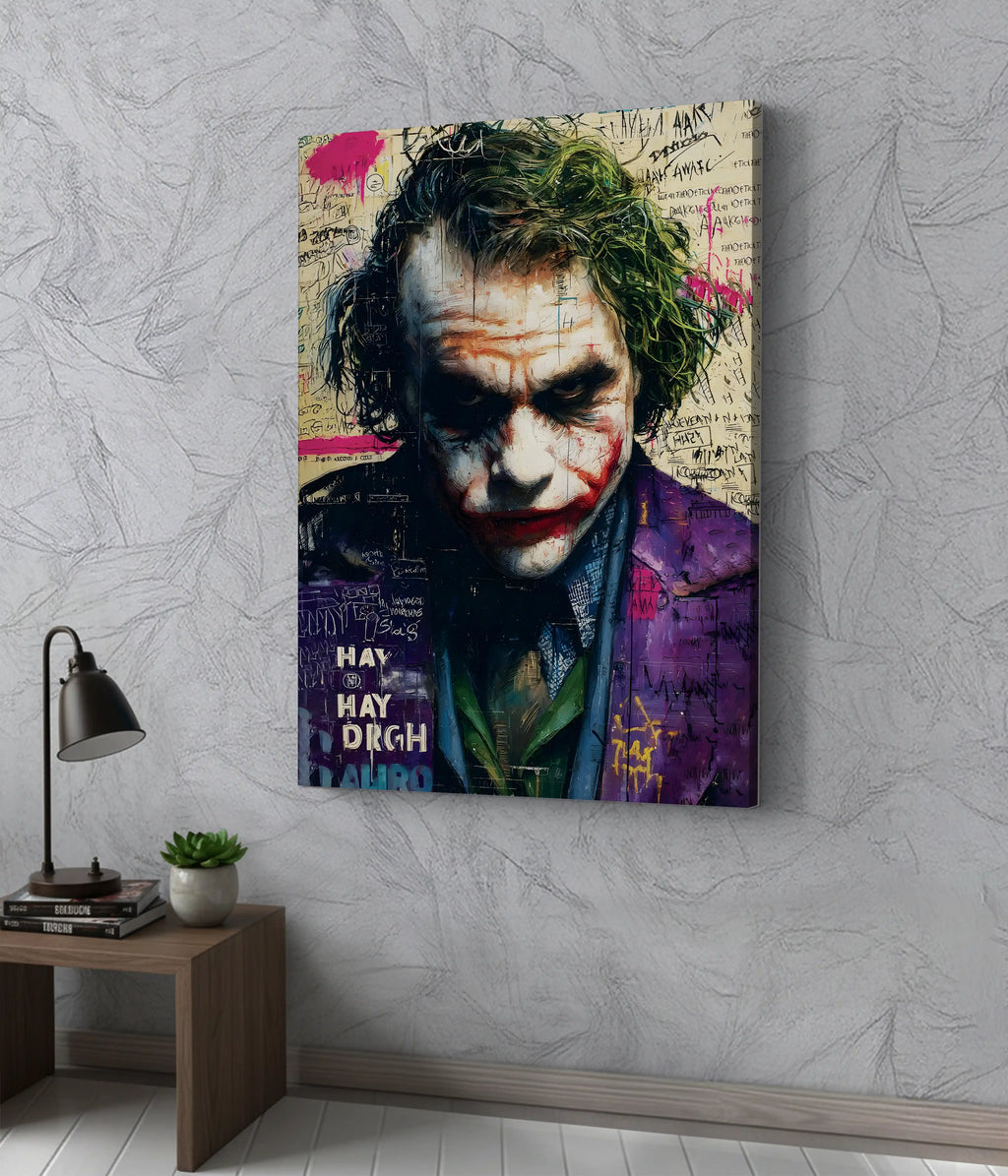 The Joker: Chaos Within Canvas Print