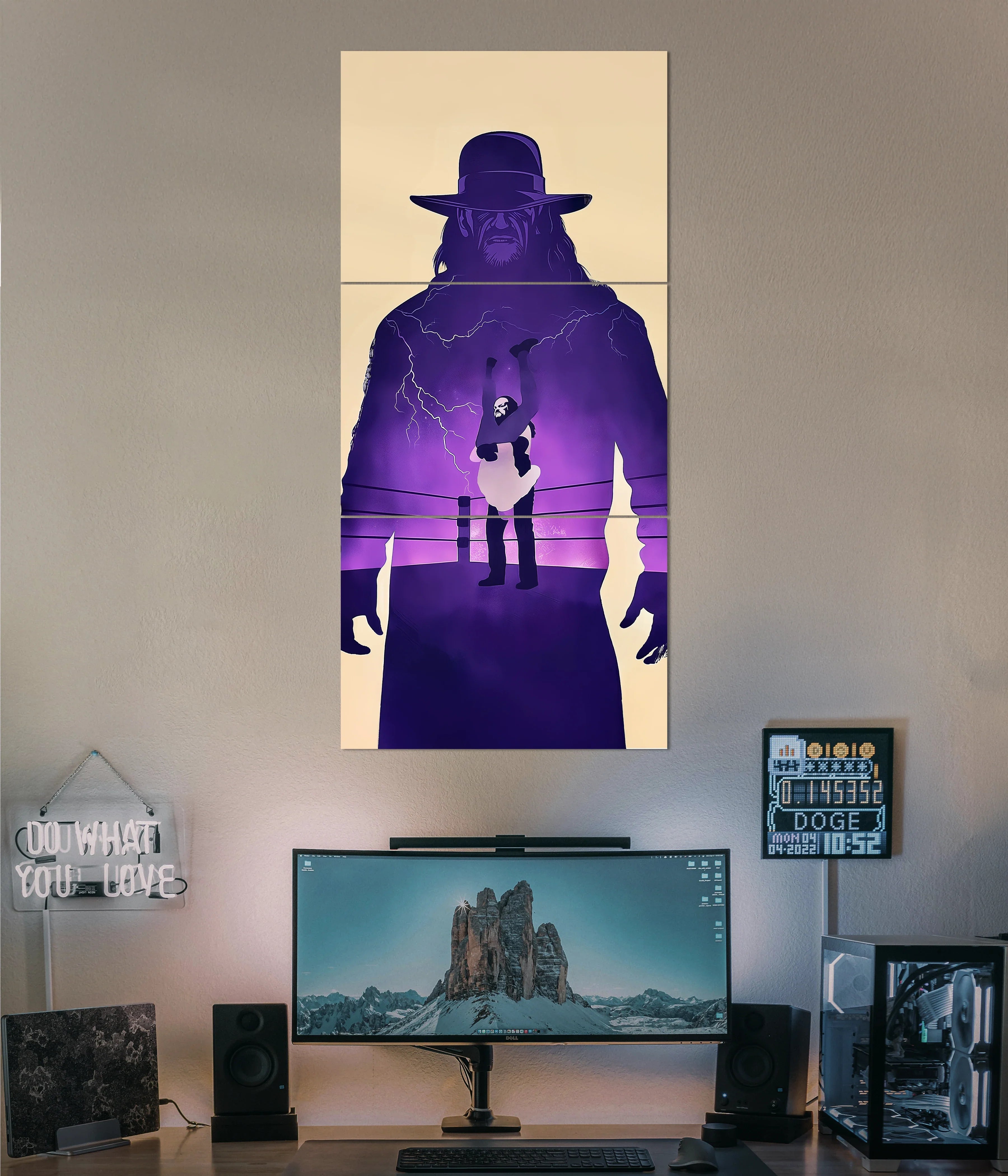The Phenom Undertaker - WWE Split Poster Main Image - Everanta