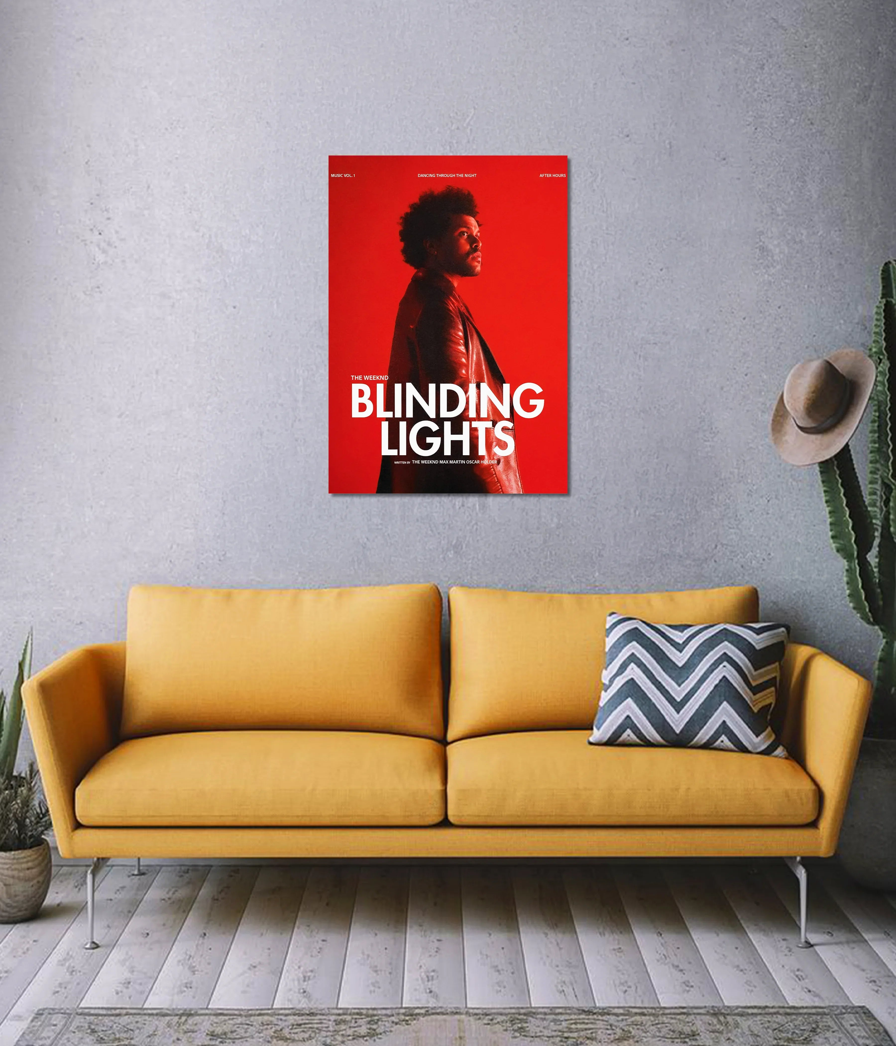 The Weeknd – Blinding Lights Wall Poster