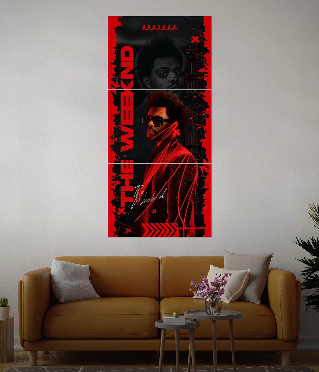 The Weeknd Split Wall Poster