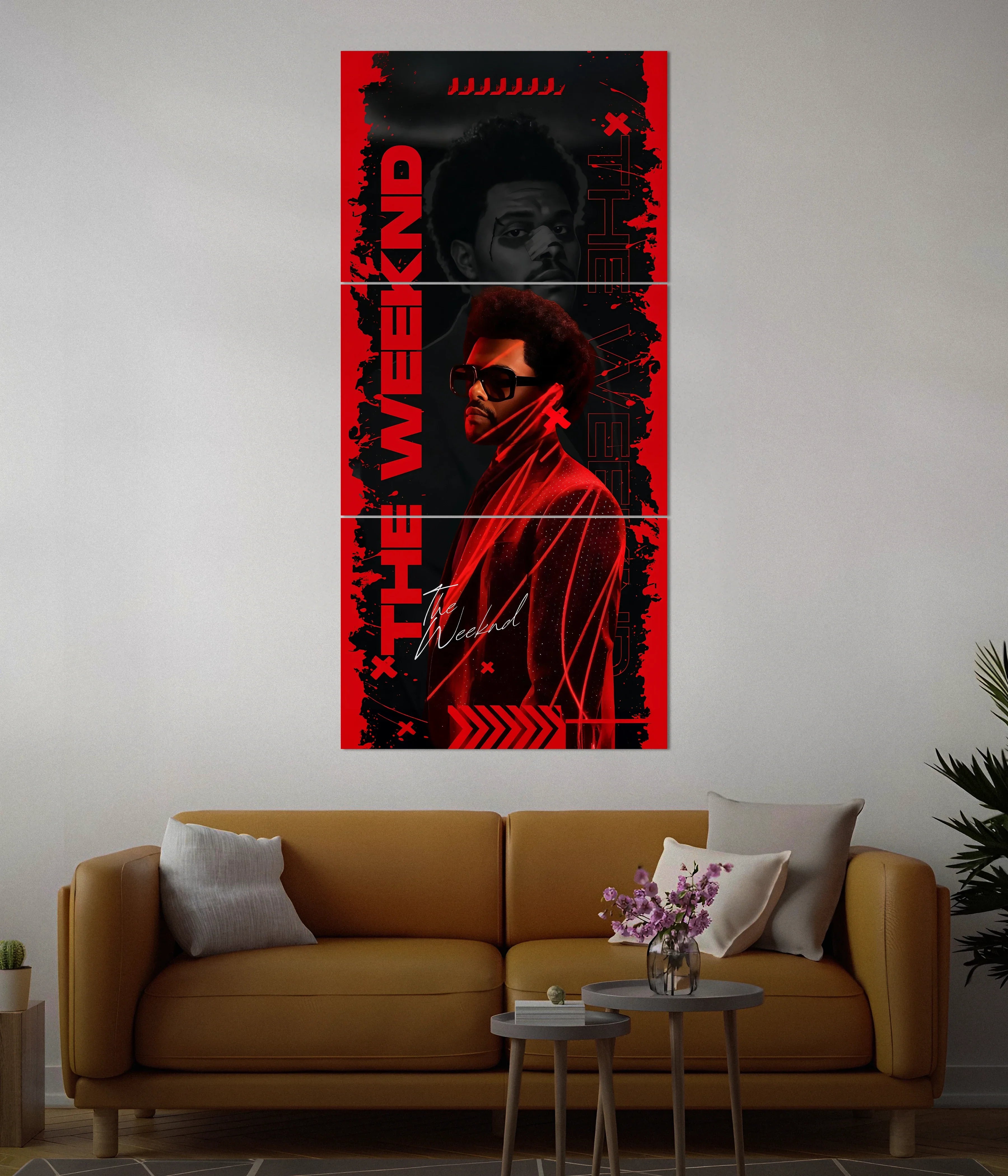 The Weeknd Split Wall Poster