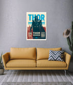 Thor Odinson – God of Thunder Marvel Wall Poster