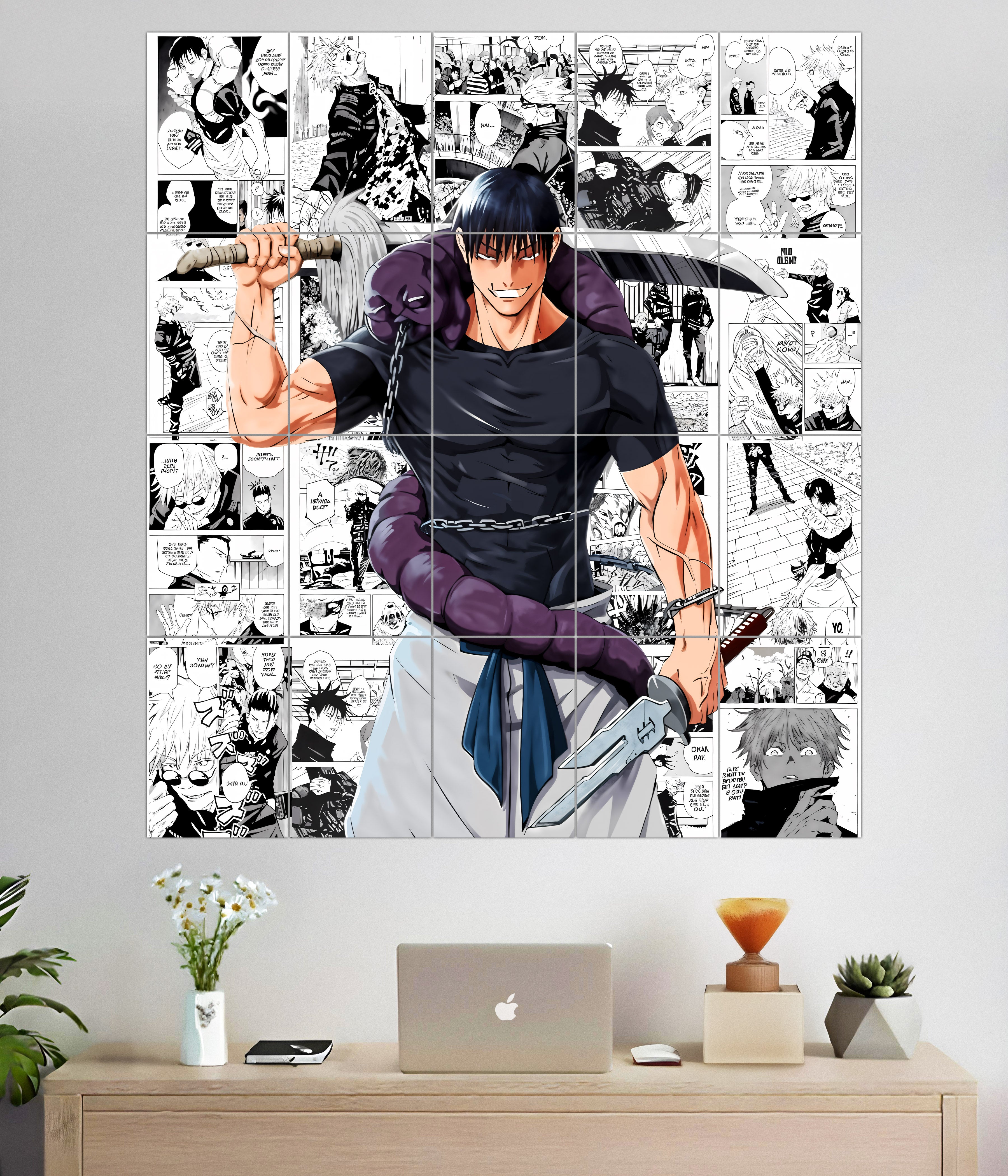 Toji Fushiguro 20-Piece Split Poster Main Image - Everanta