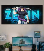 Toji Zenin Split Poster – Jujutsu Kaisen Anime Wall Art Main Image - Everanta