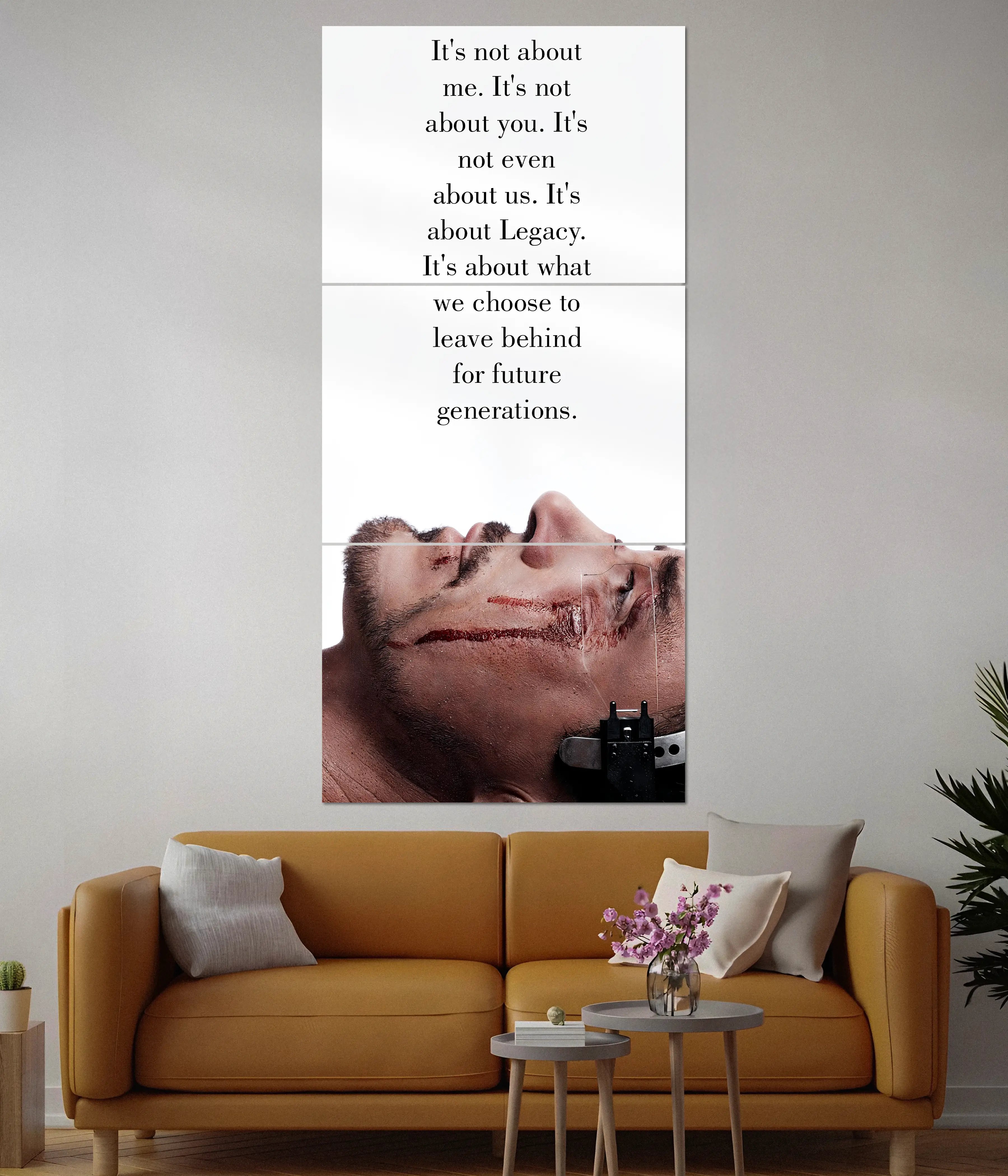 Tony Stark Legacy Split Poster – Inspirational Marvel Wall Art