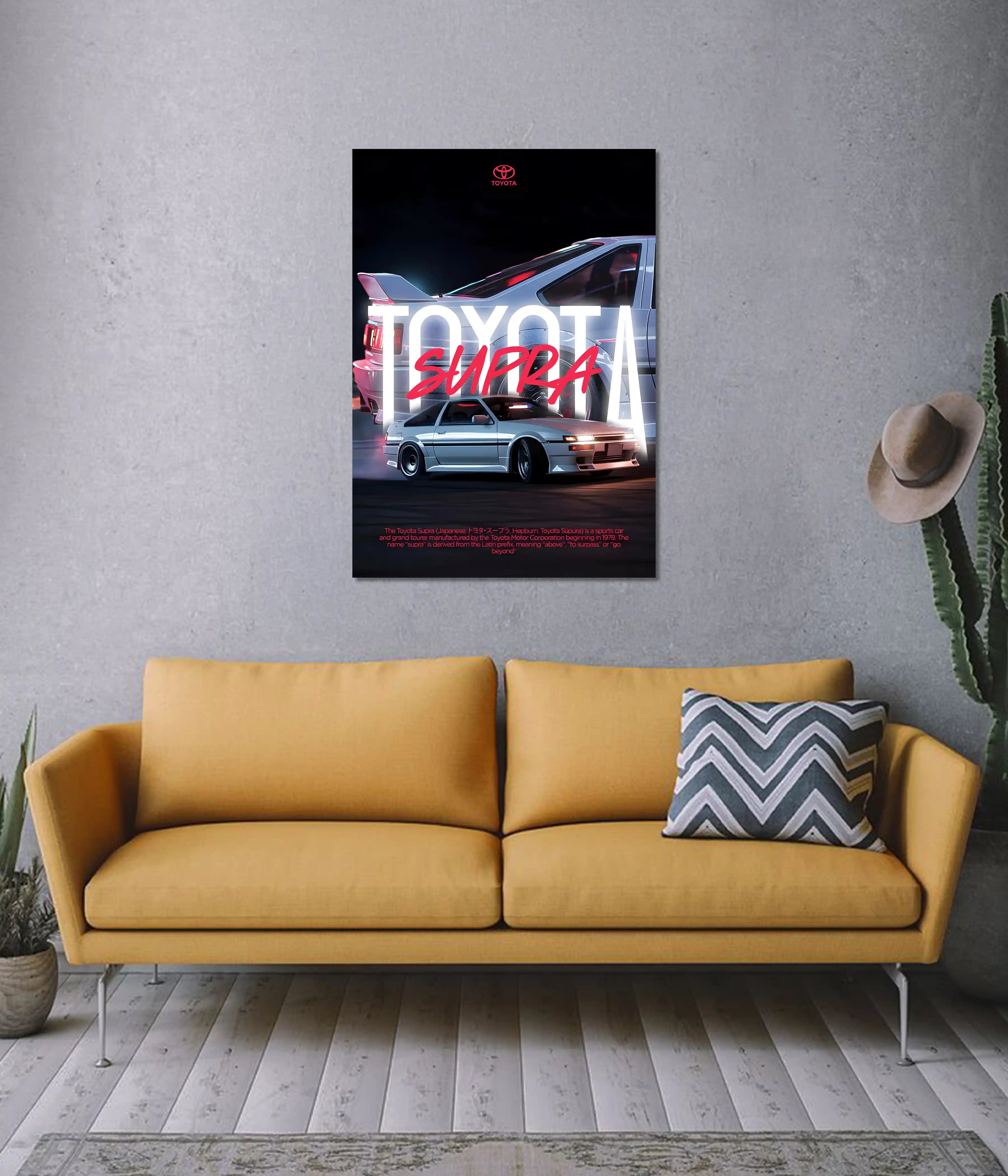 Toyota Supra JDM Legend Wall Poster