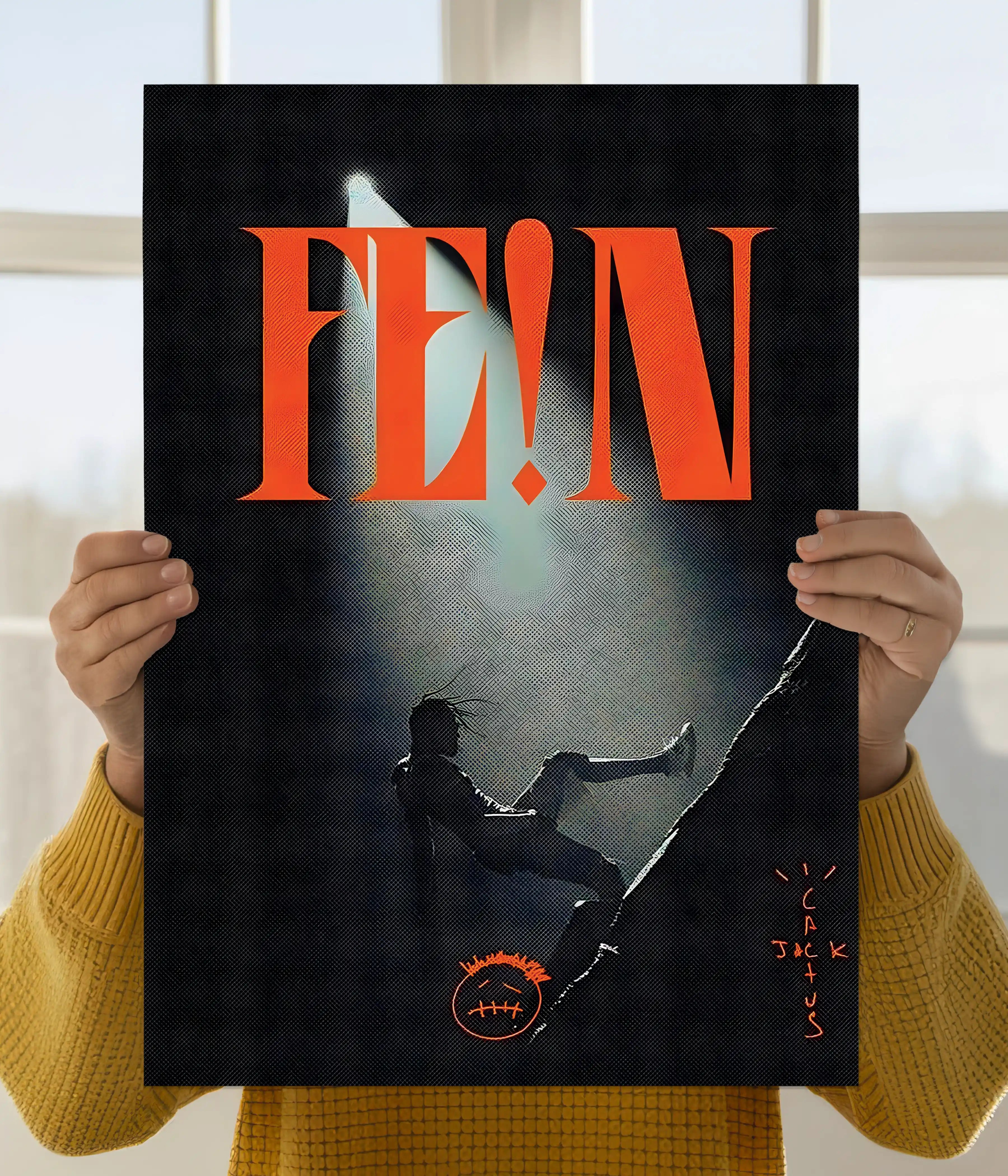 Travis Scott FE!N Wall Poster Main Image - Everanta