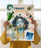 Trust the Process – Lord Krishna Wall Poster
