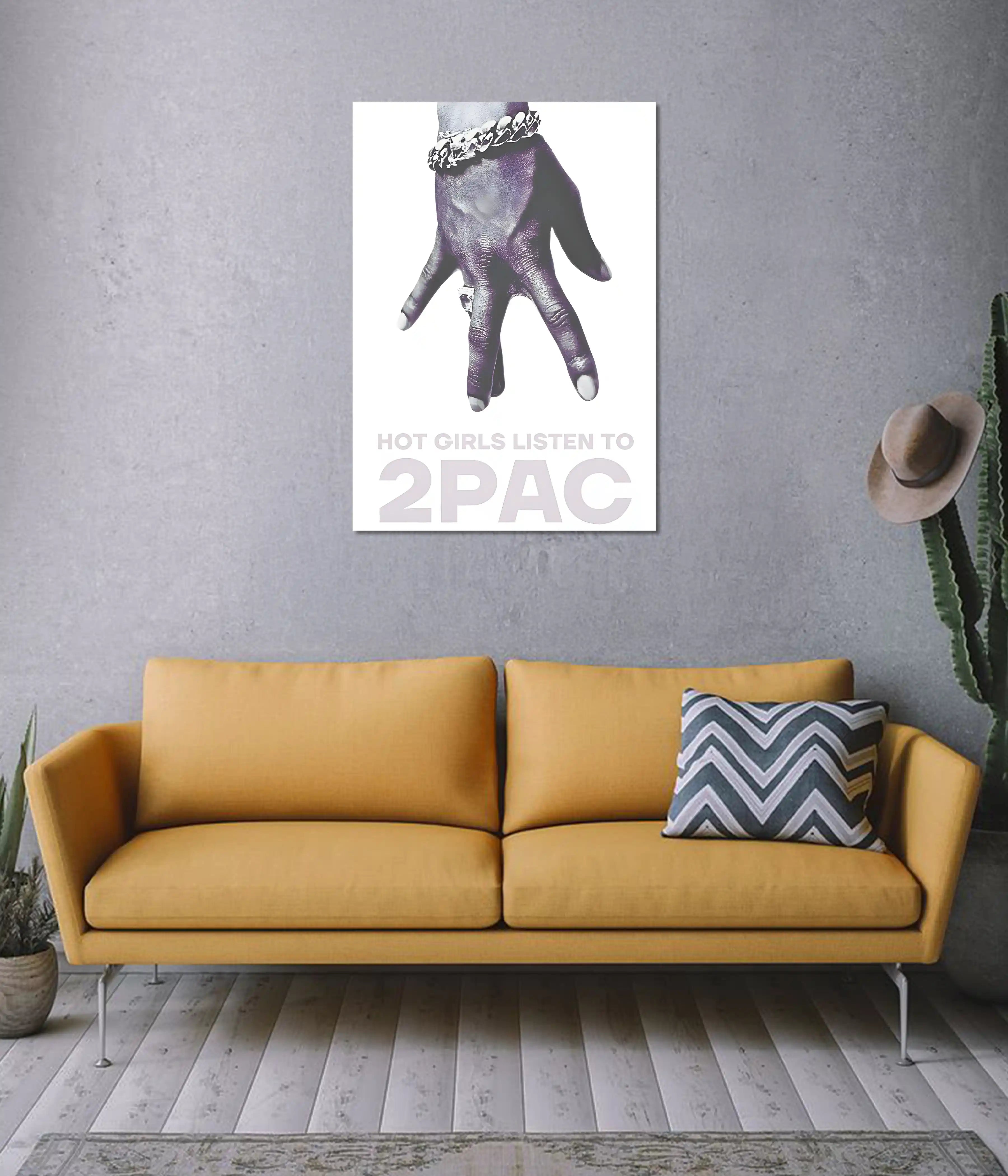 Tupac - Hot Girls Listen to 2Pac Poster