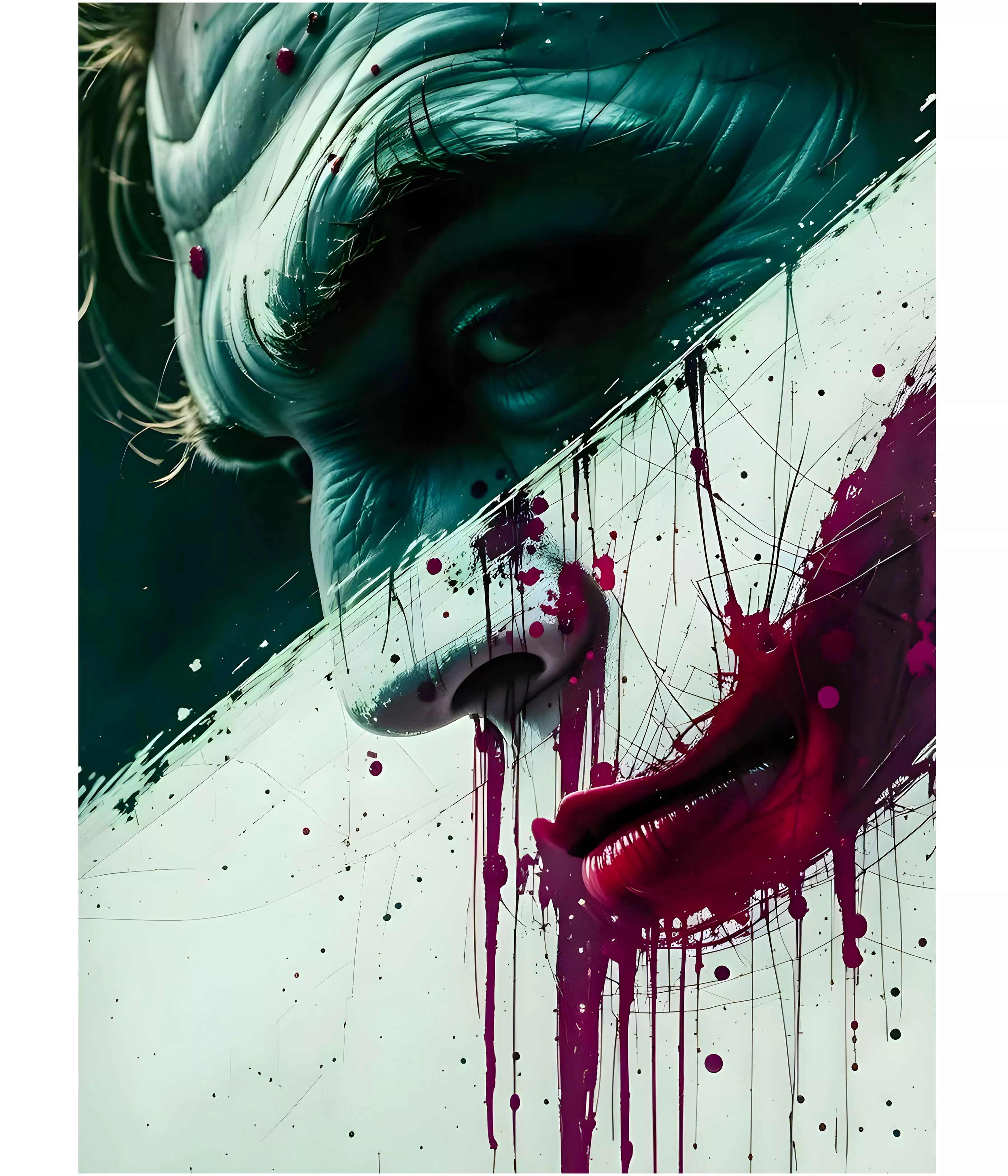 Twisted Smile – Joker Wall Poster Main Image - Everanta