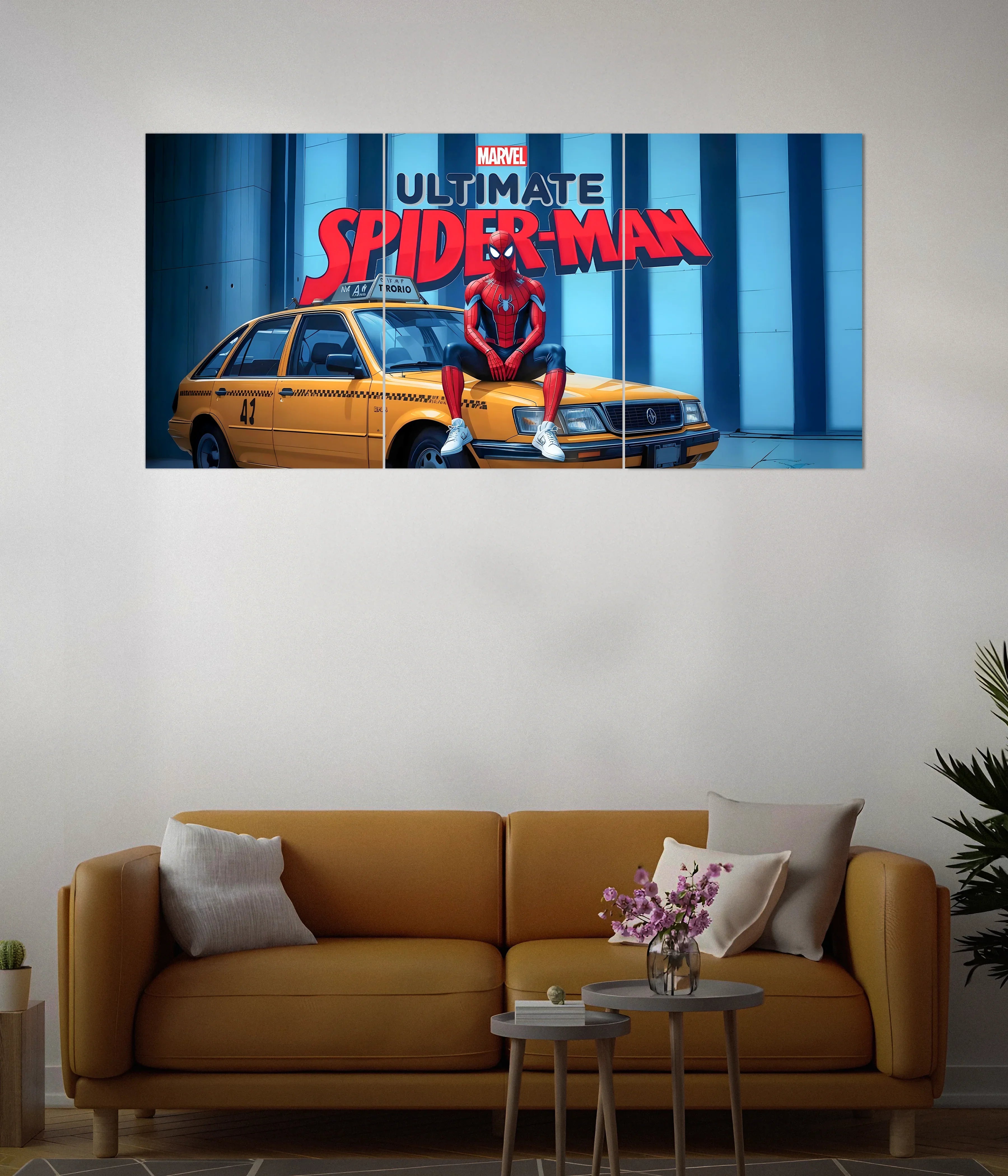 Ultimate Spiderman Split Poster