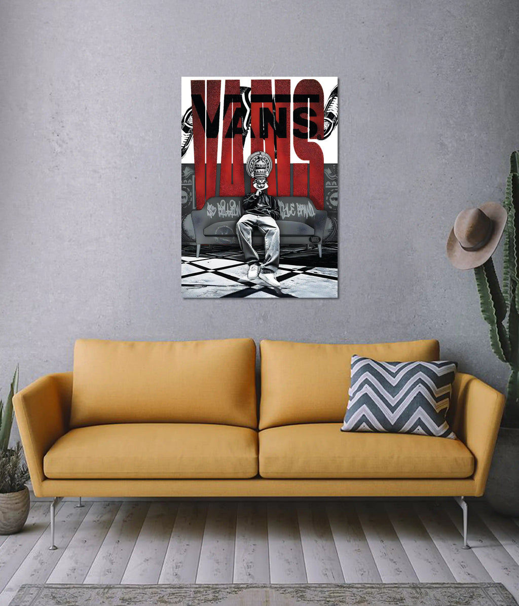 Vans Street Art Aesthetic Wall Poster