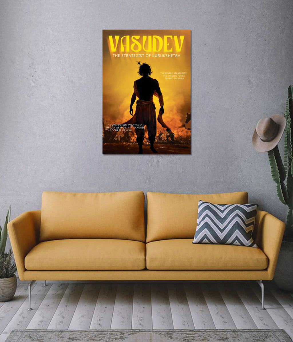 Vasudev – The Strategist of Kurukshetra Wall Poster
