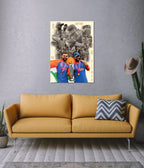 Virat Kohli & Rohit World Cup Glory Poster