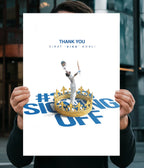 Virat Kohli “Signing Off” Tribute Poster Main Image - Everanta