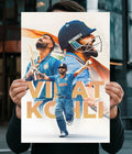 Virat Kohli – The King of Indian Cricket Wall Poster Main Image - Everanta